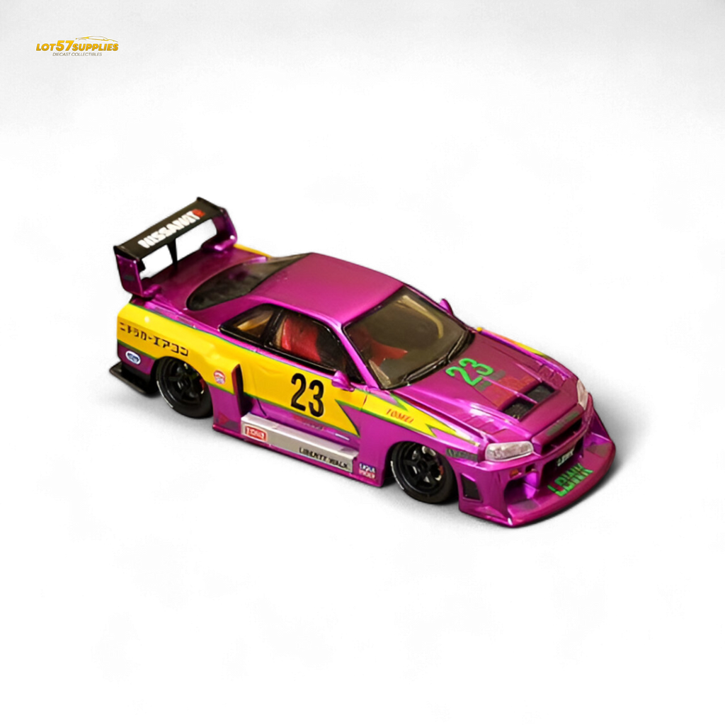 Street Weapon LBWK ER34 Chromed Purple Special Edition 1:64