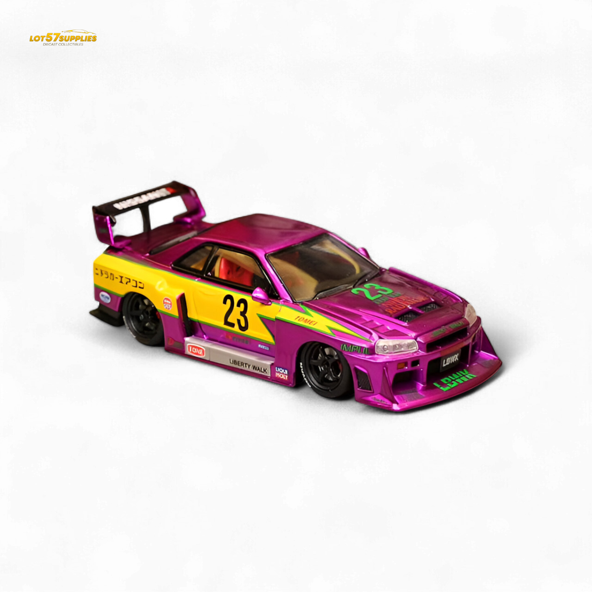 Street Weapon LBWK ER34 Chromed Purple Special Edition 1:64