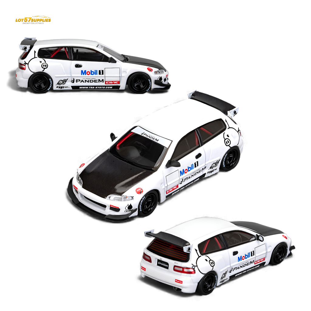 ET Model Honda Civic EG6 Mobil 1 Livery 1:64