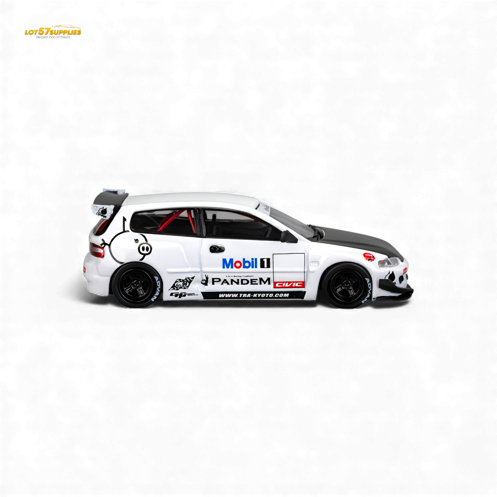 ET Model Honda Civic EG6 Mobil 1 Livery 1:64
