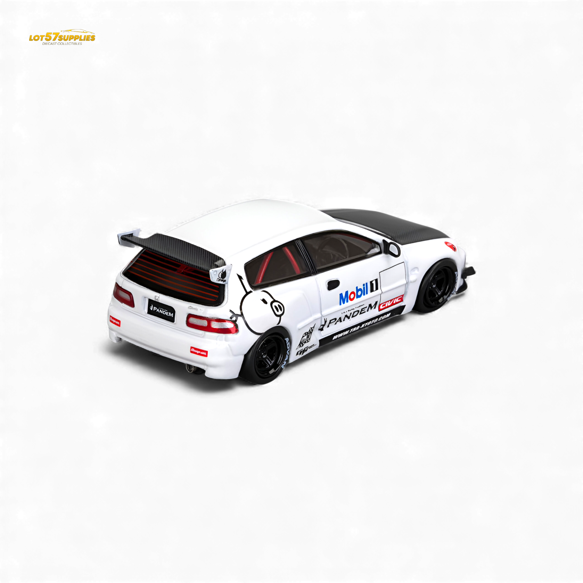 ET Model Honda Civic EG6 Mobil 1 Livery 1:64