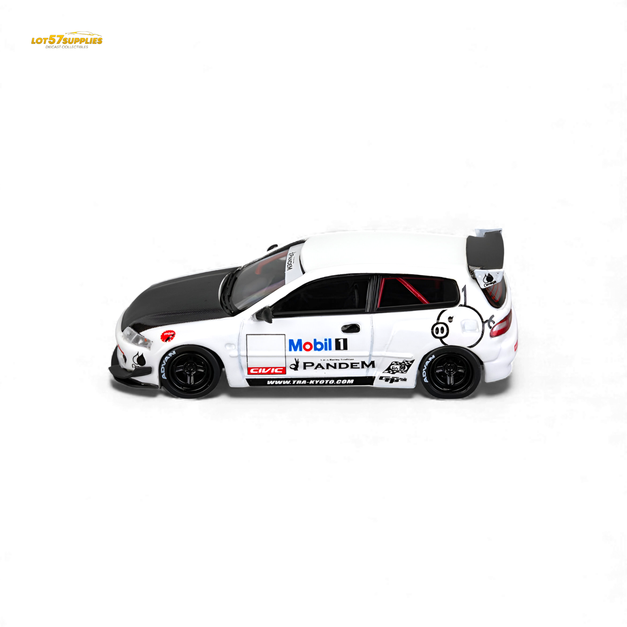 ET Model Honda Civic EG6 Mobil 1 Livery 1:64