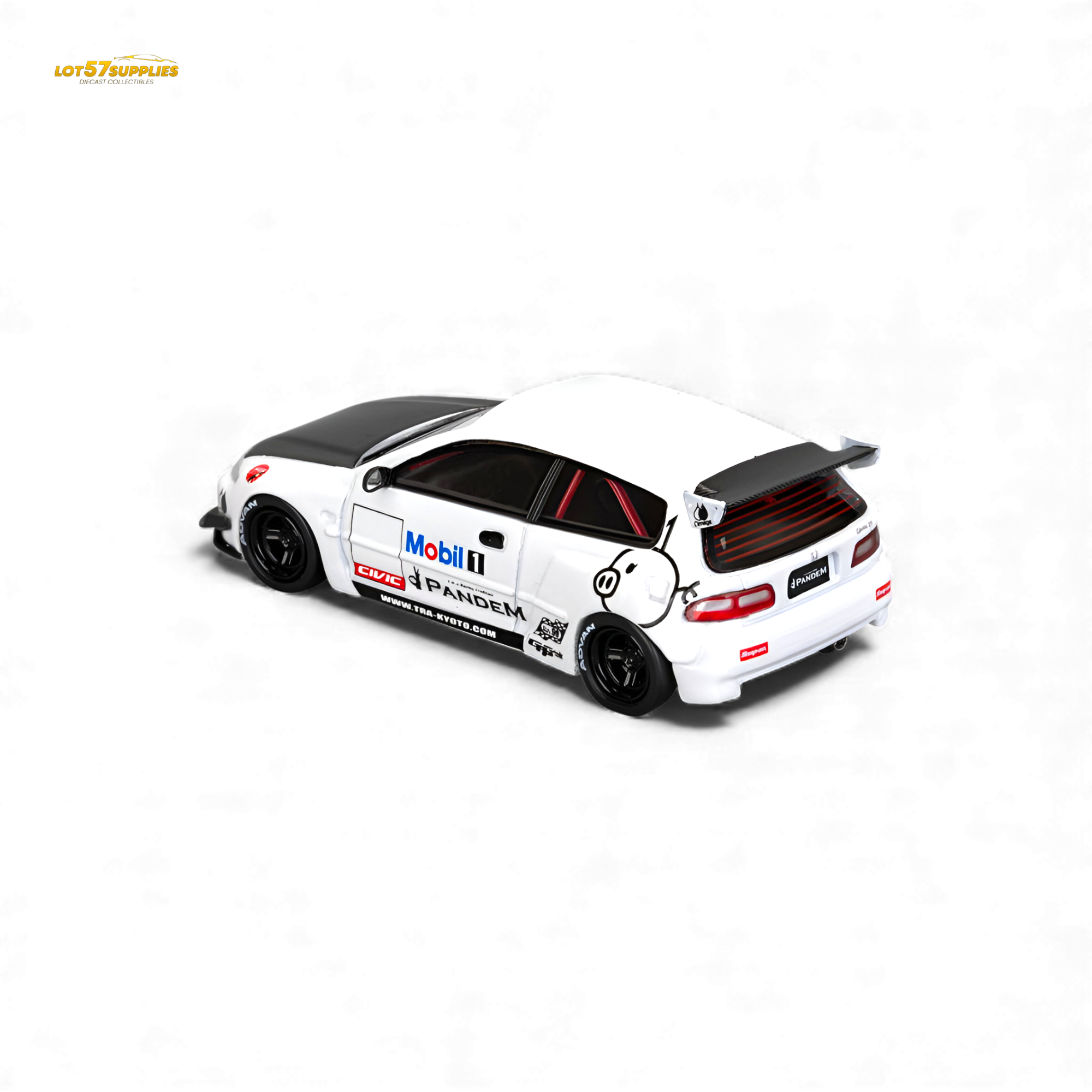 ET Model Honda Civic EG6 Mobil 1 Livery 1:64