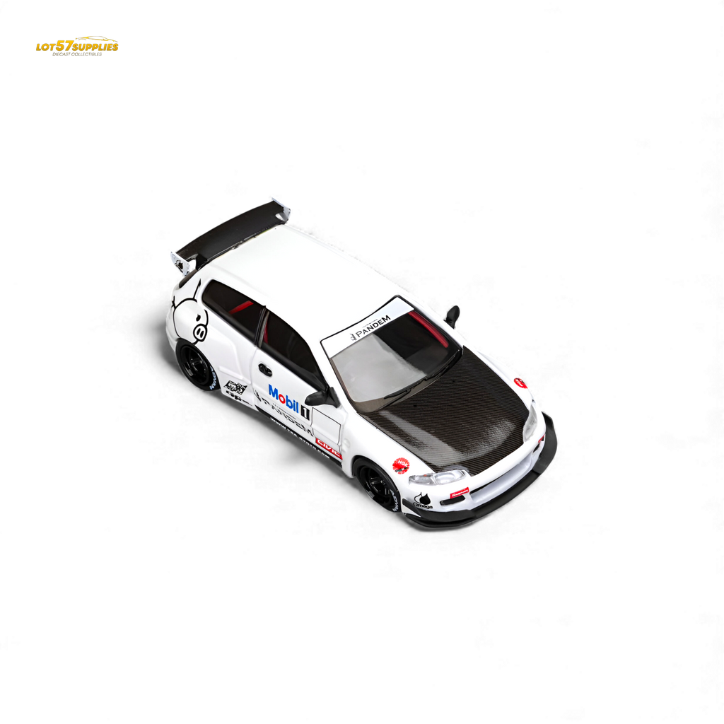 ET Model Honda Civic EG6 Mobil 1 Livery 1:64