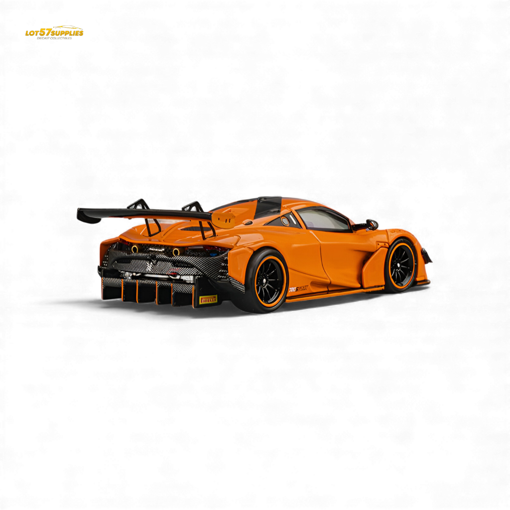 (Pre-Order) CM Model McLaren 720S GT3X Papaya Orange 1:64