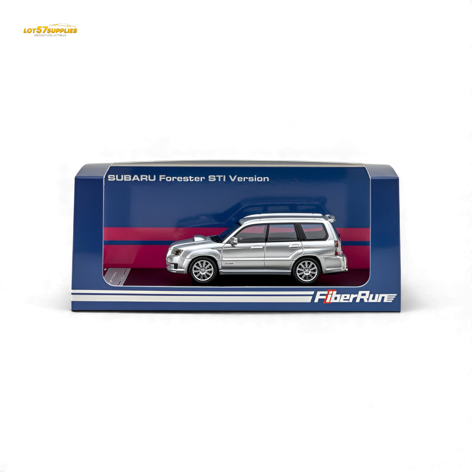 Fiberrun Subaru Forester Silver 1:64
