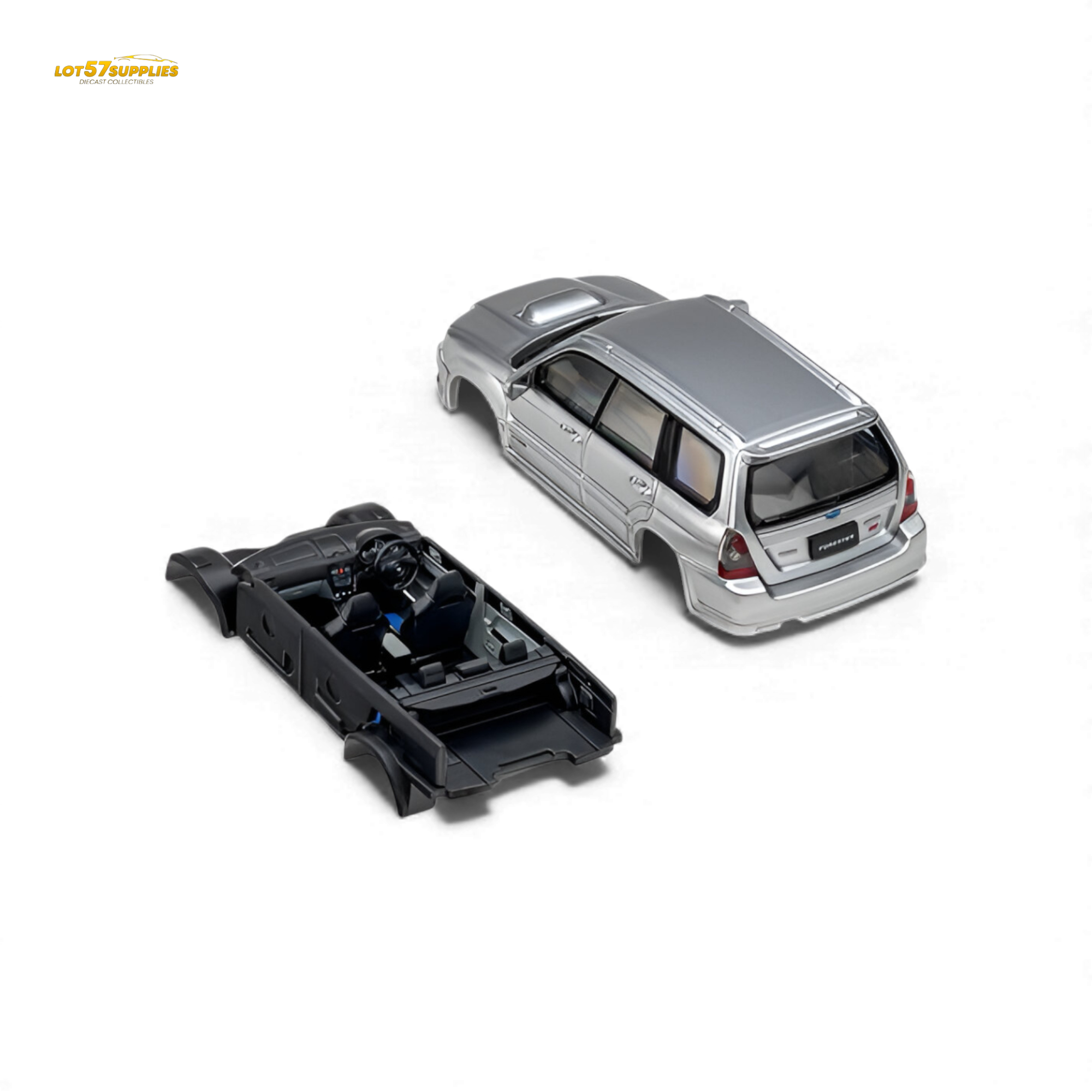 Fiberrun Subaru Forester Silver 1:64