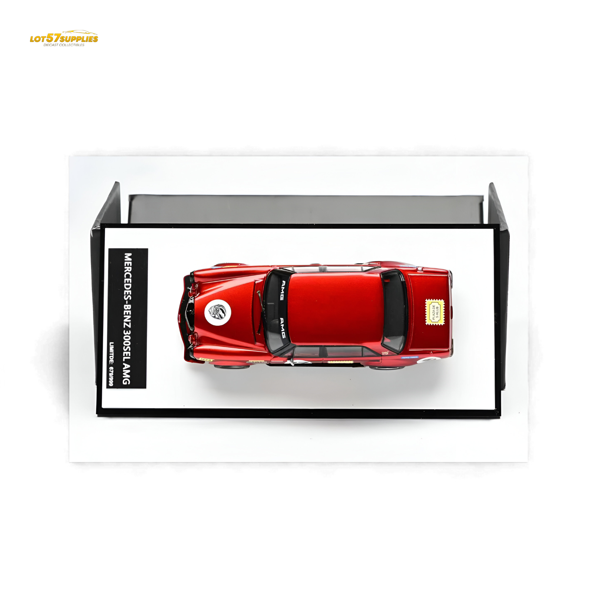 (Pre-Order) Glory Model Mercedes-Benz W205 C63 Red Pig Tribute 1:64