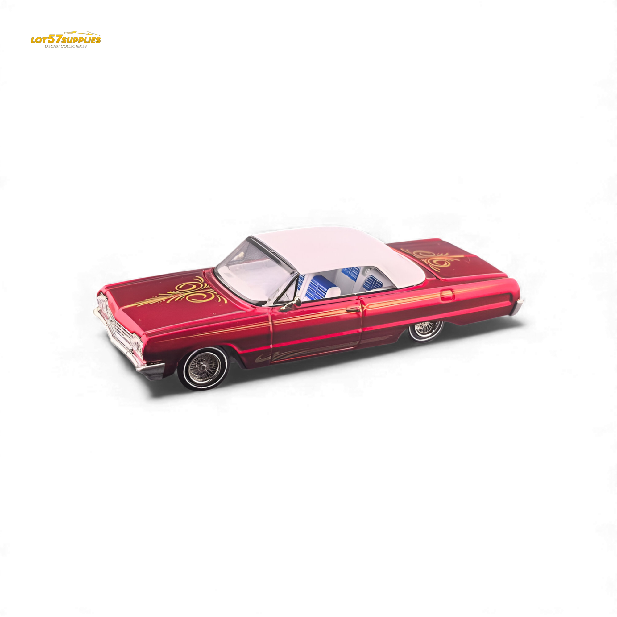 Fine Works64 Chevrolet Impala - Transparent Red Luxury - 1:64