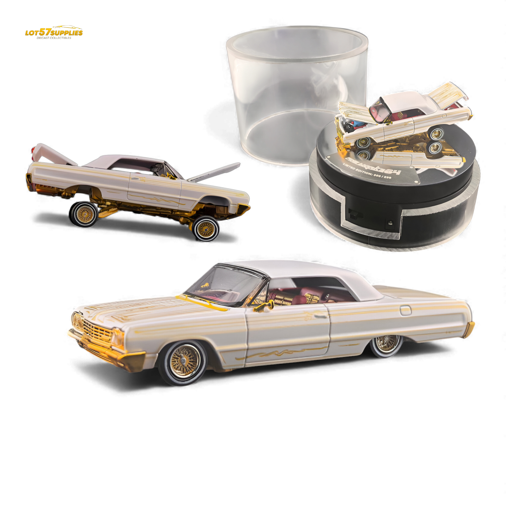 Fine Works64 Chevrolet Impala Metallic Platinum Luxury 1:64