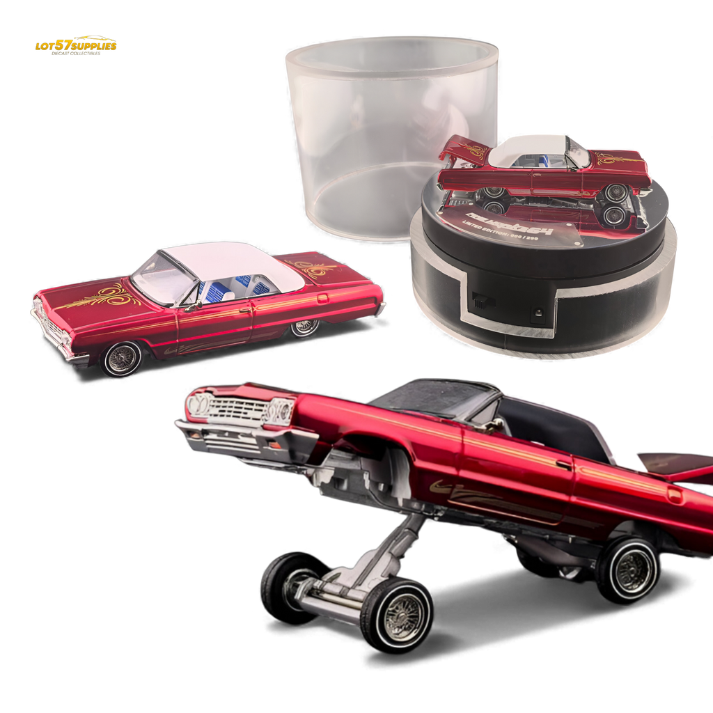 Fine Works64 Chevrolet Impala - Transparent Red Luxury - 1:64