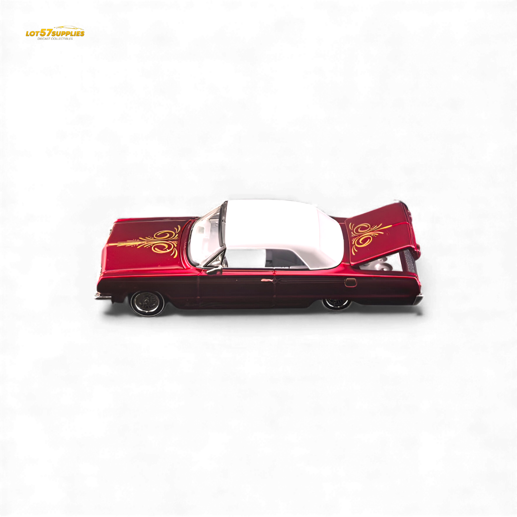 Fine Works64 Chevrolet Impala Transparent Red 1:64