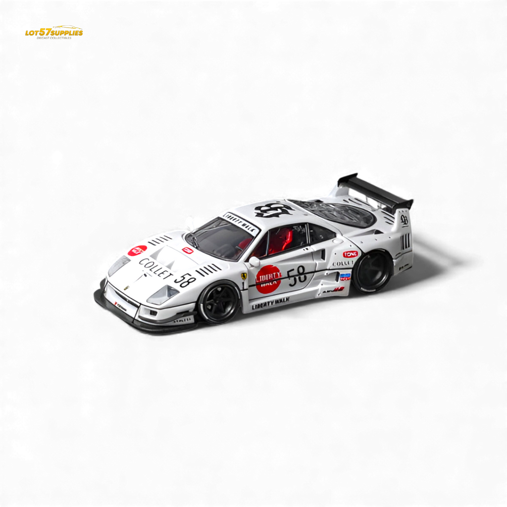 Star Models Ferrari F40 LB-Works White 1:64