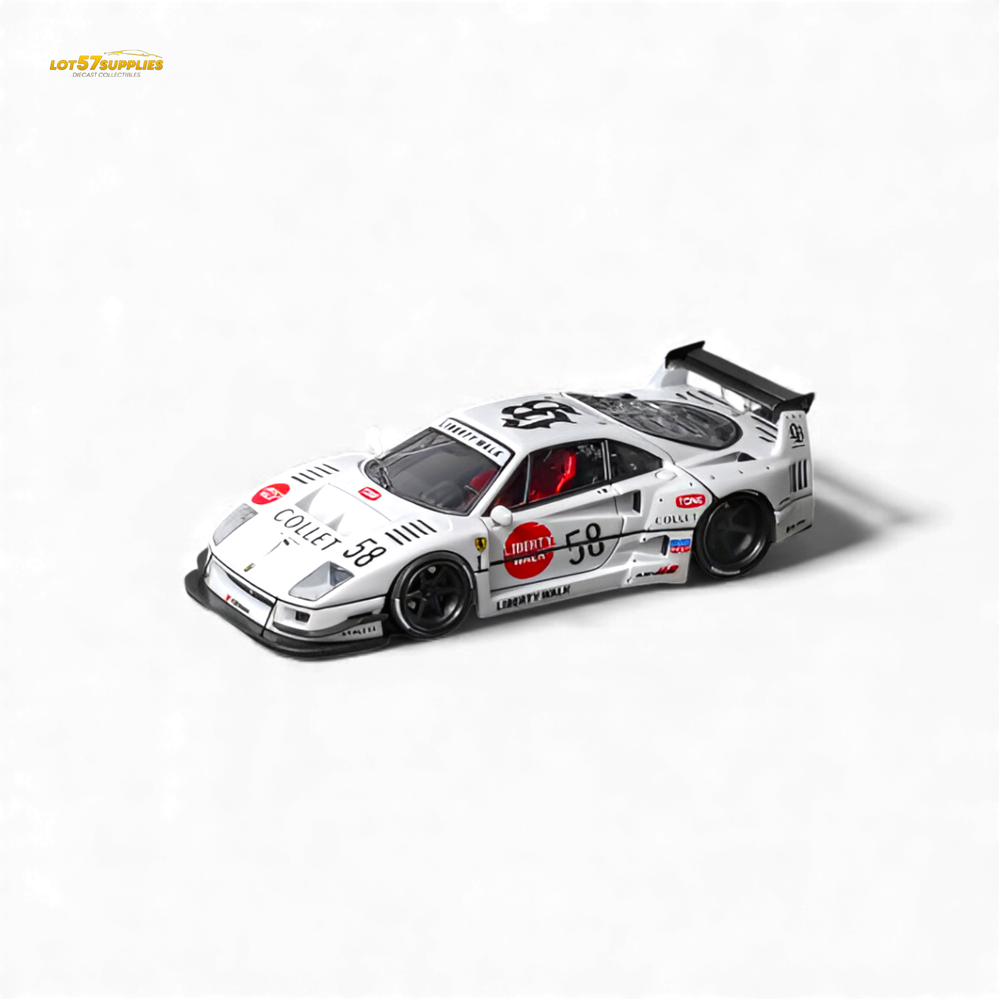 Star Models Ferrari F40 LB-Works White 1:64