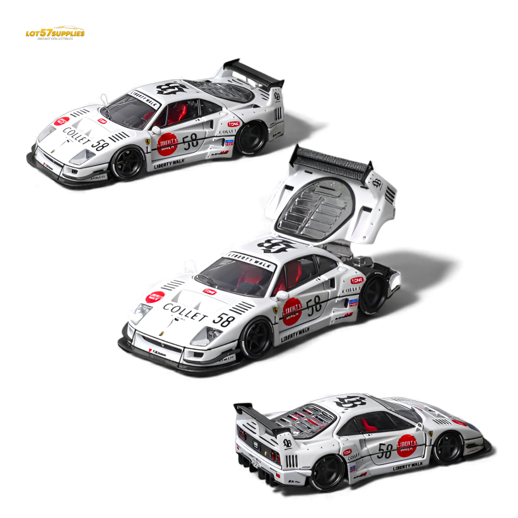 Star Models Ferrari F40 LB-Works White 1:64