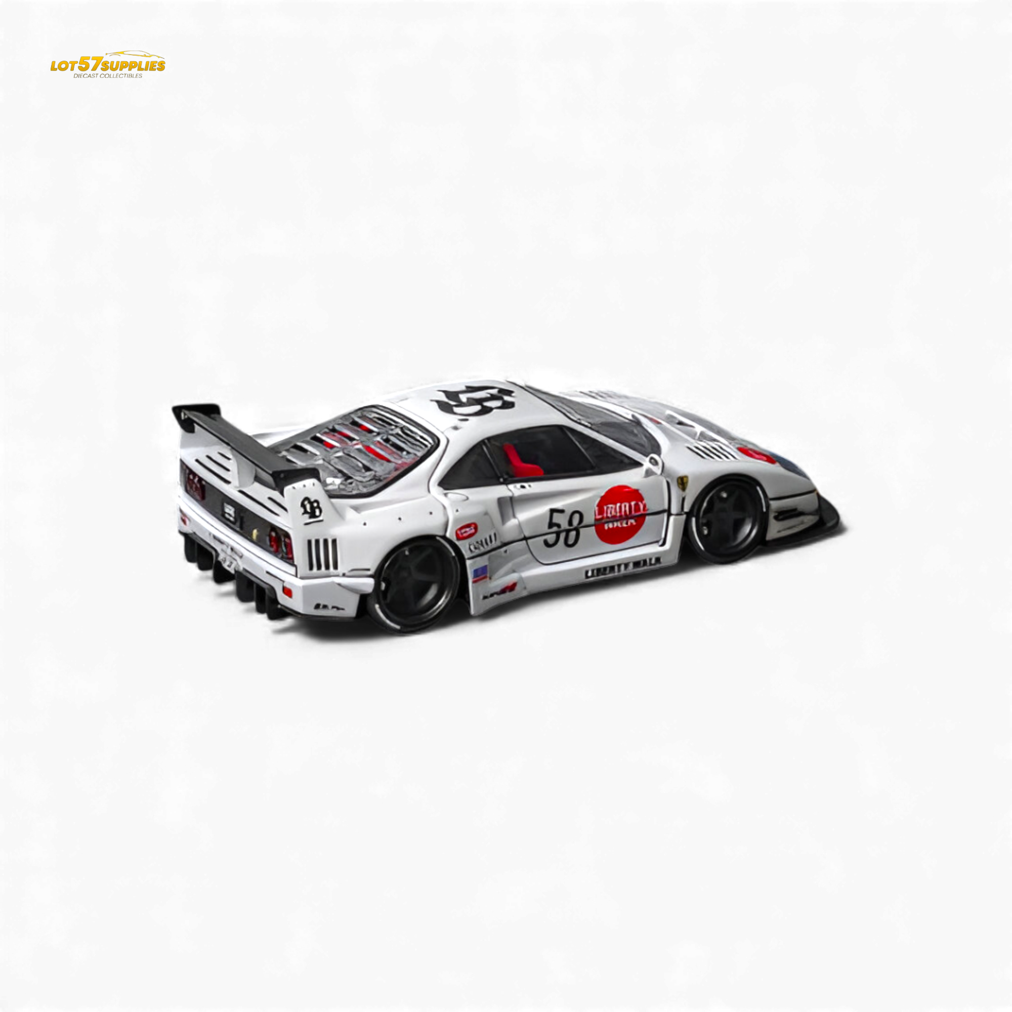 Star Models Ferrari F40 LB-Works White 1:64
