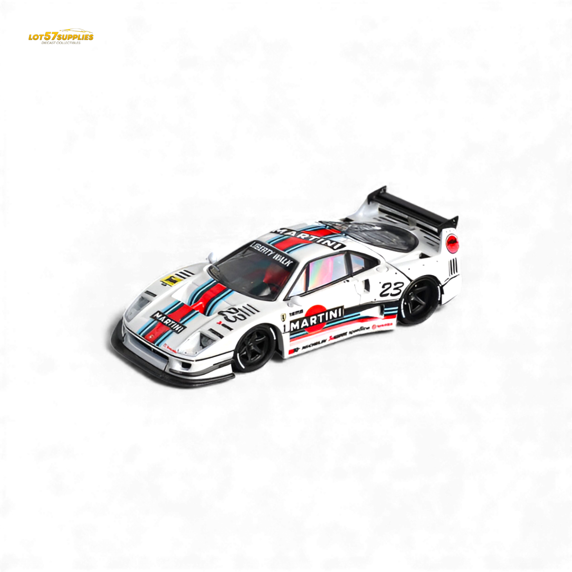 Star Models Ferrari F40 LB-Works Martini 23# 1:64