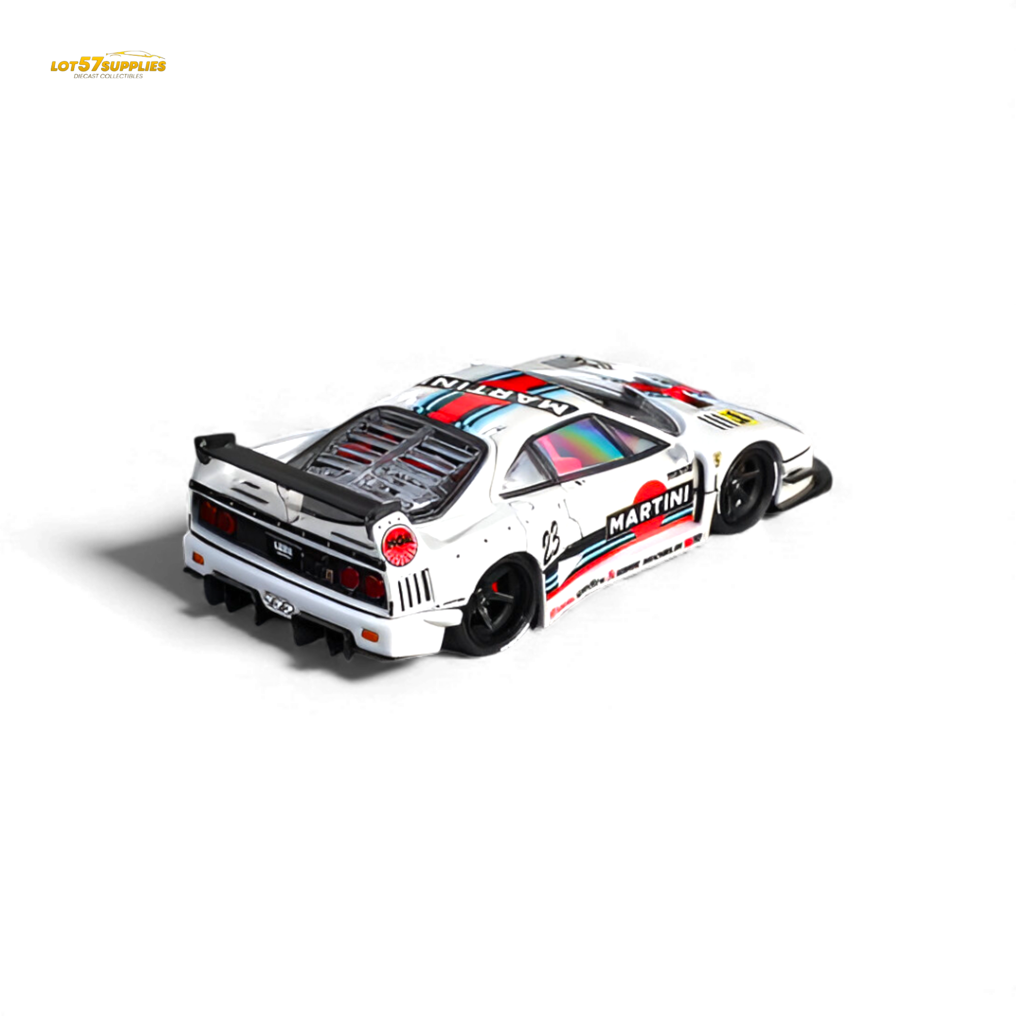 Star Models Ferrari F40 LB-Works Martini 23# 1:64