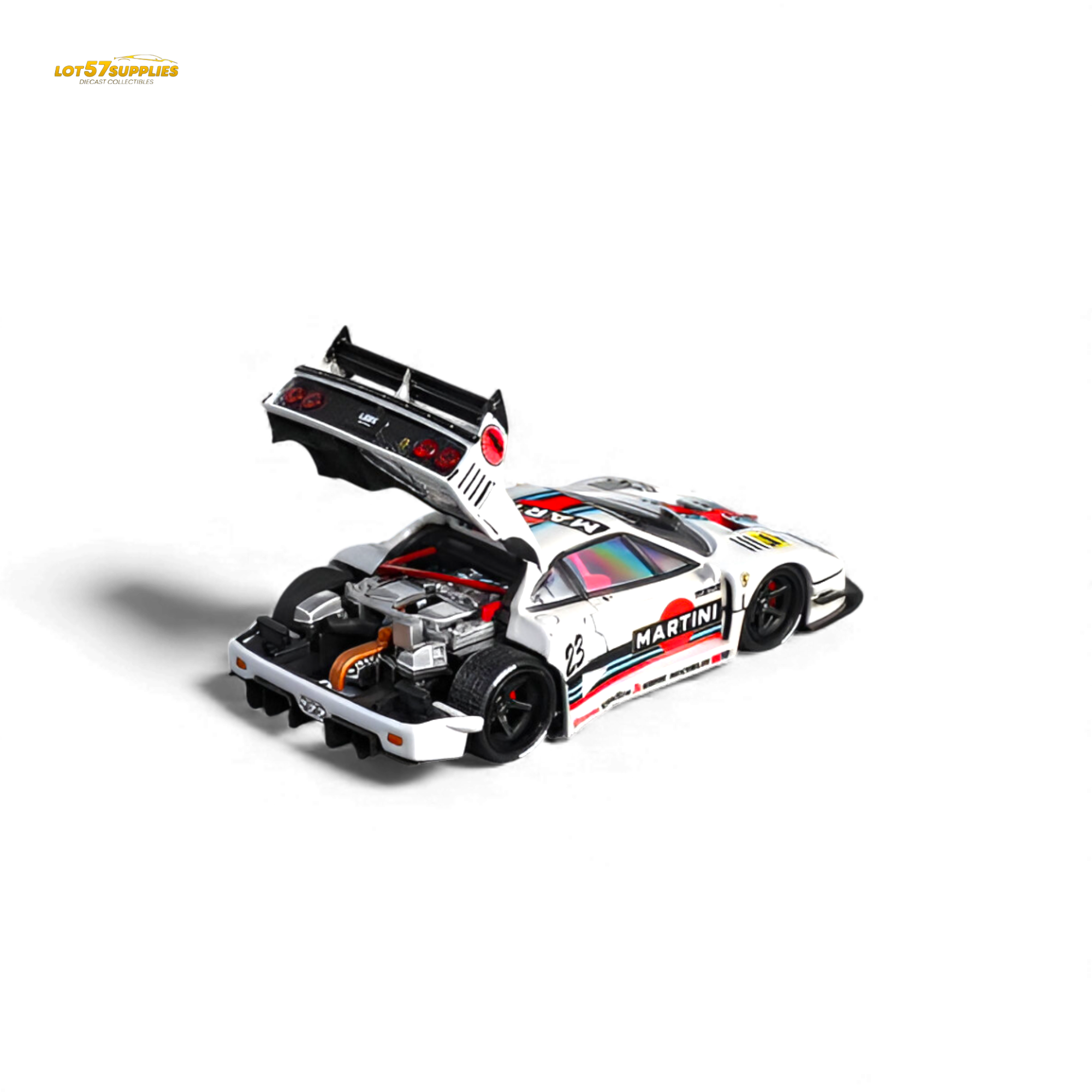 Star Models Ferrari F40 LB-Works Martini 23# 1:64