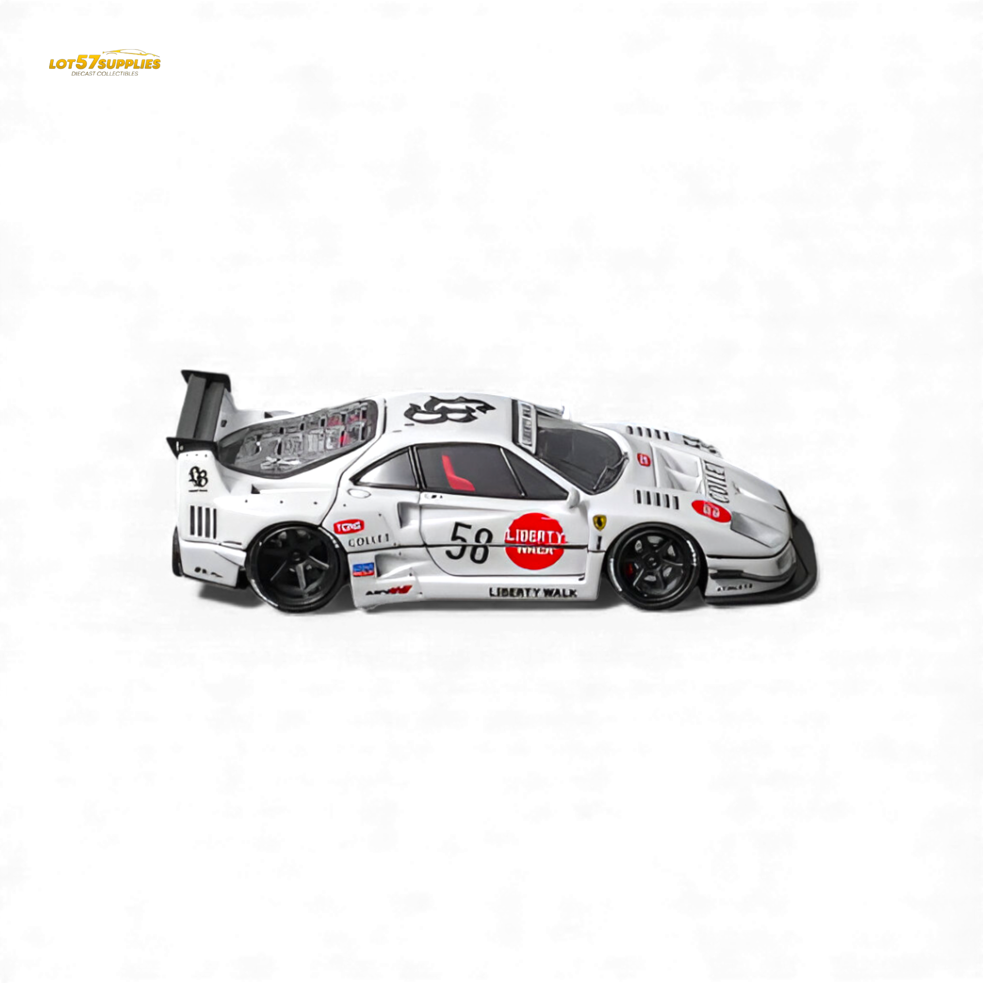 Star Models Ferrari F40 LB-Works White 1:64
