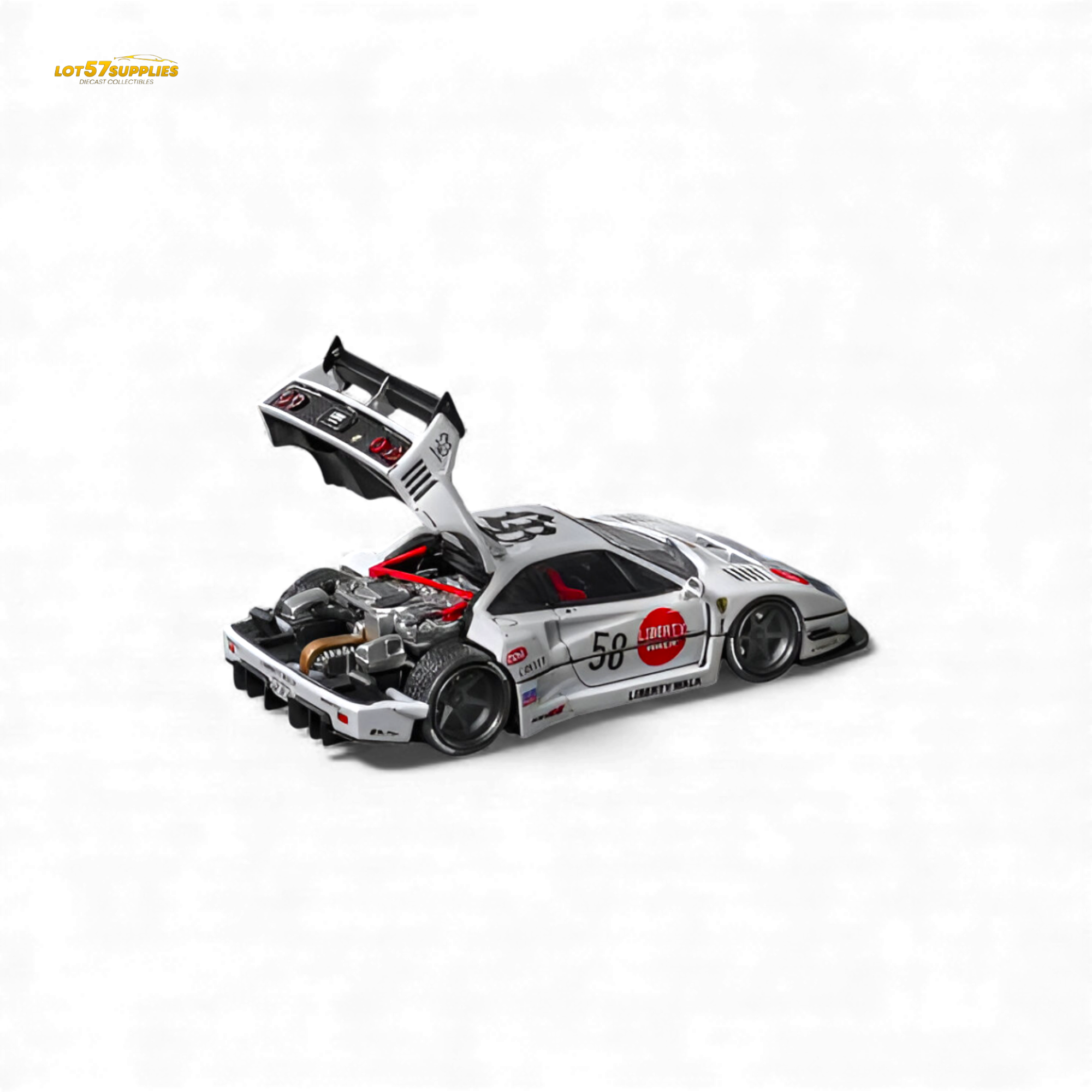 Star Models Ferrari F40 LB-Works White 1:64
