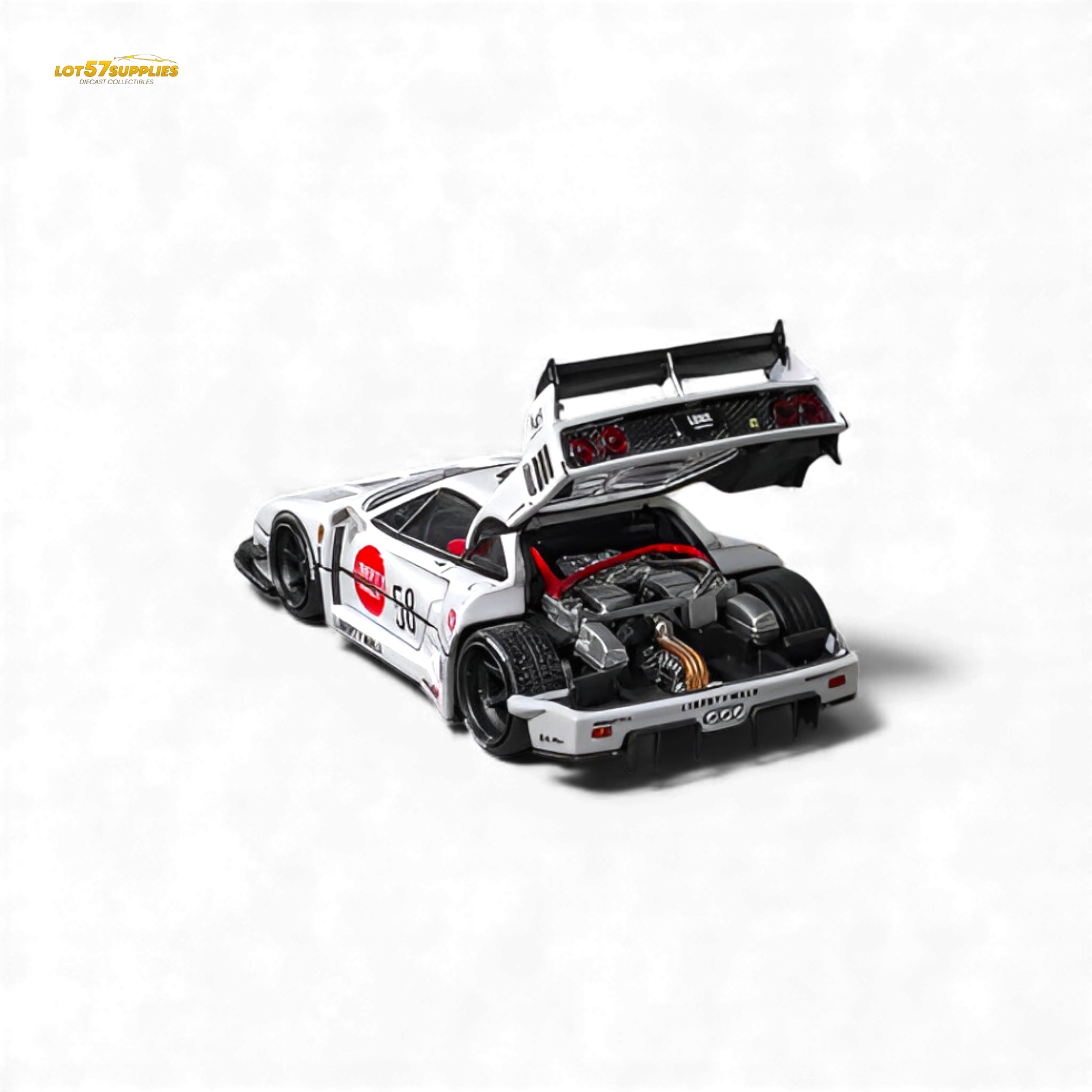 Star Models Ferrari F40 LB-Works White 1:64