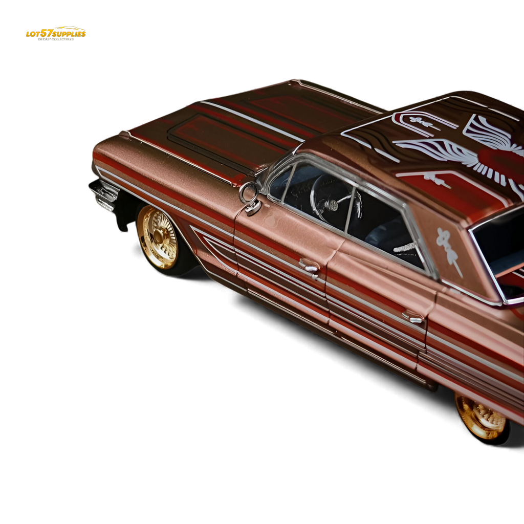 MK Miniatures Cadillac Diwei Metallic Red Copper 1:64