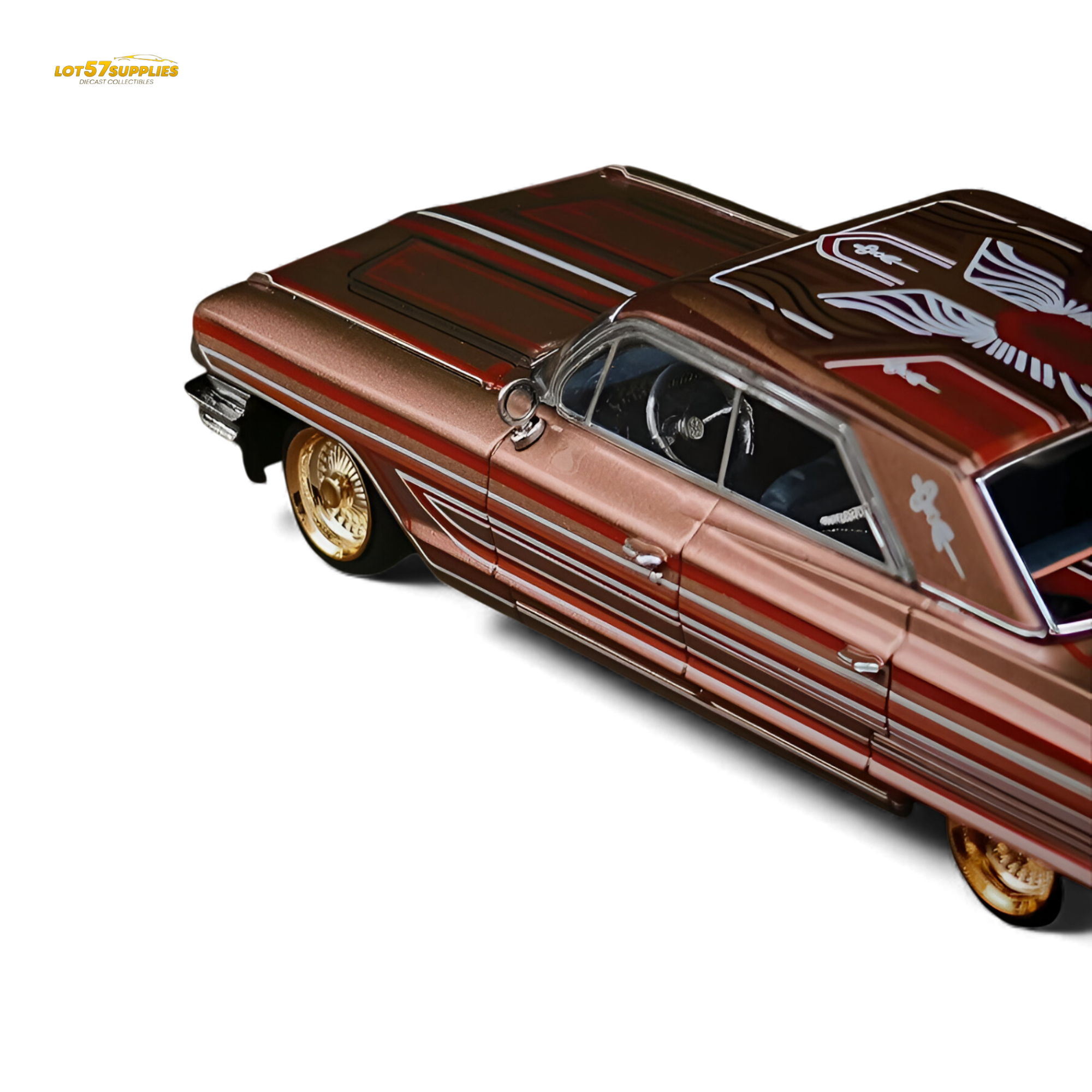 MK Miniatures Cadillac Diwei Metallic Red Copper 1:64