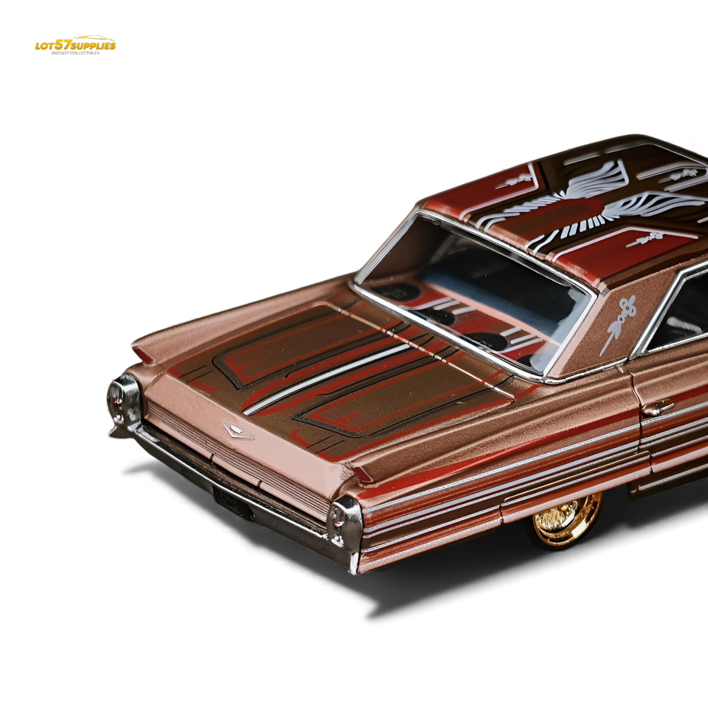 MK Miniatures Cadillac Diwei Metallic Red Copper 1:64