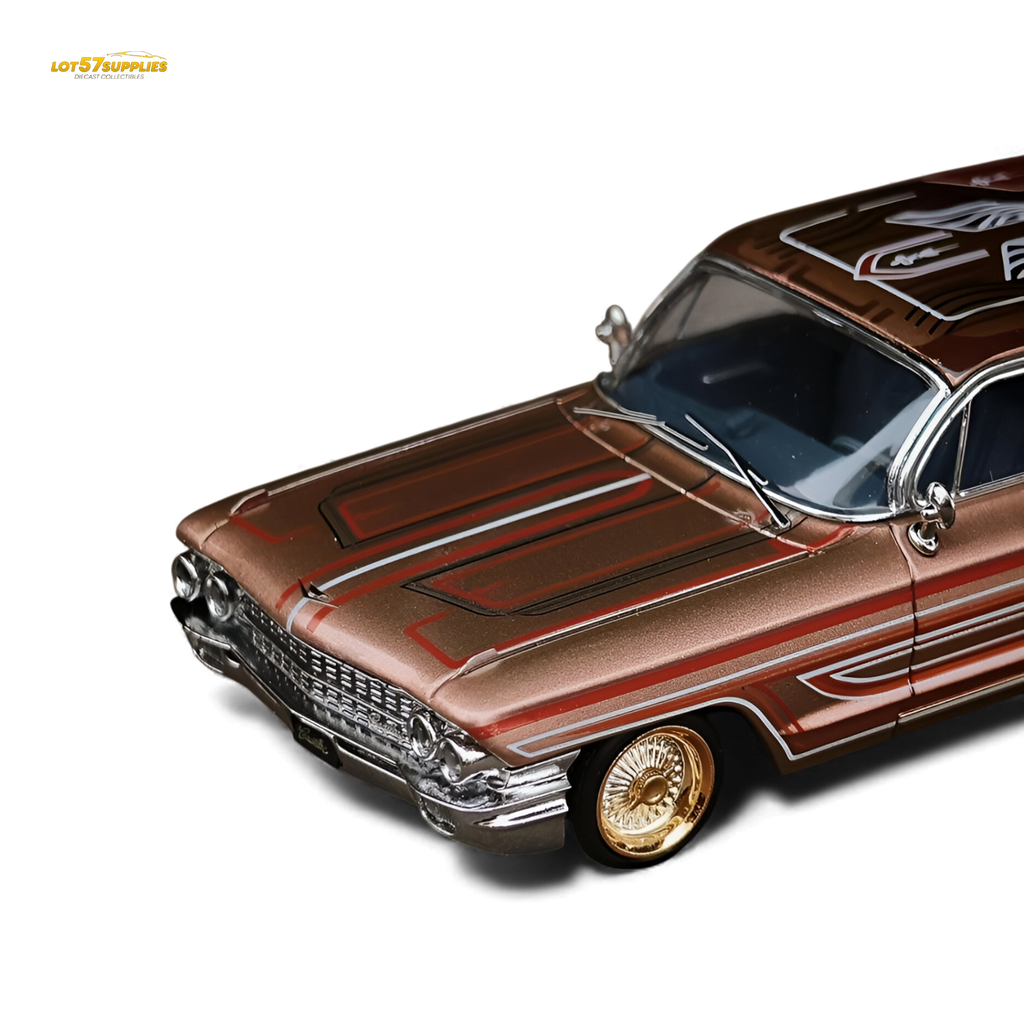 MK Miniatures Cadillac Diwei Metallic Red Copper 1:64
