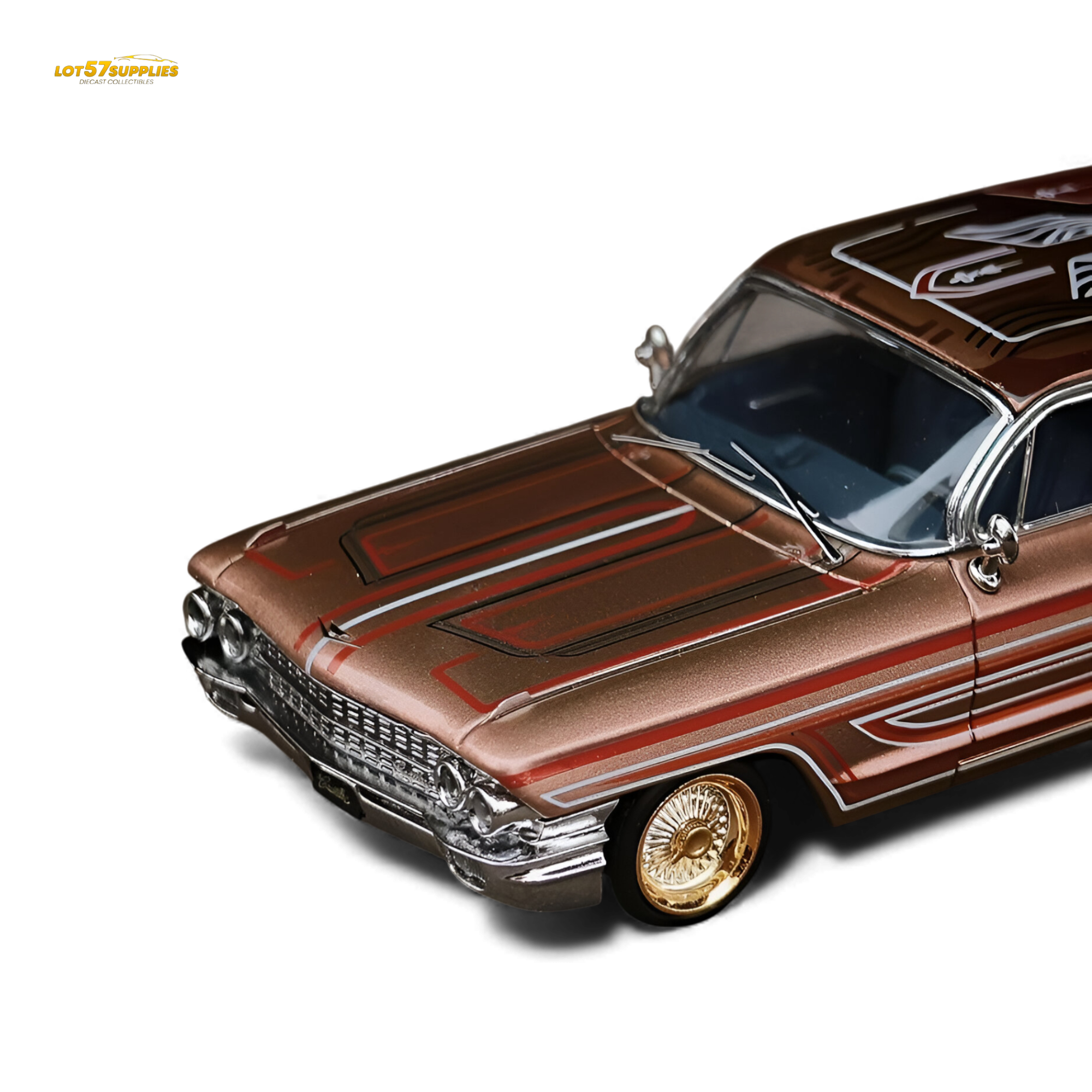 MK Miniatures Cadillac Diwei Metallic Red Copper 1:64