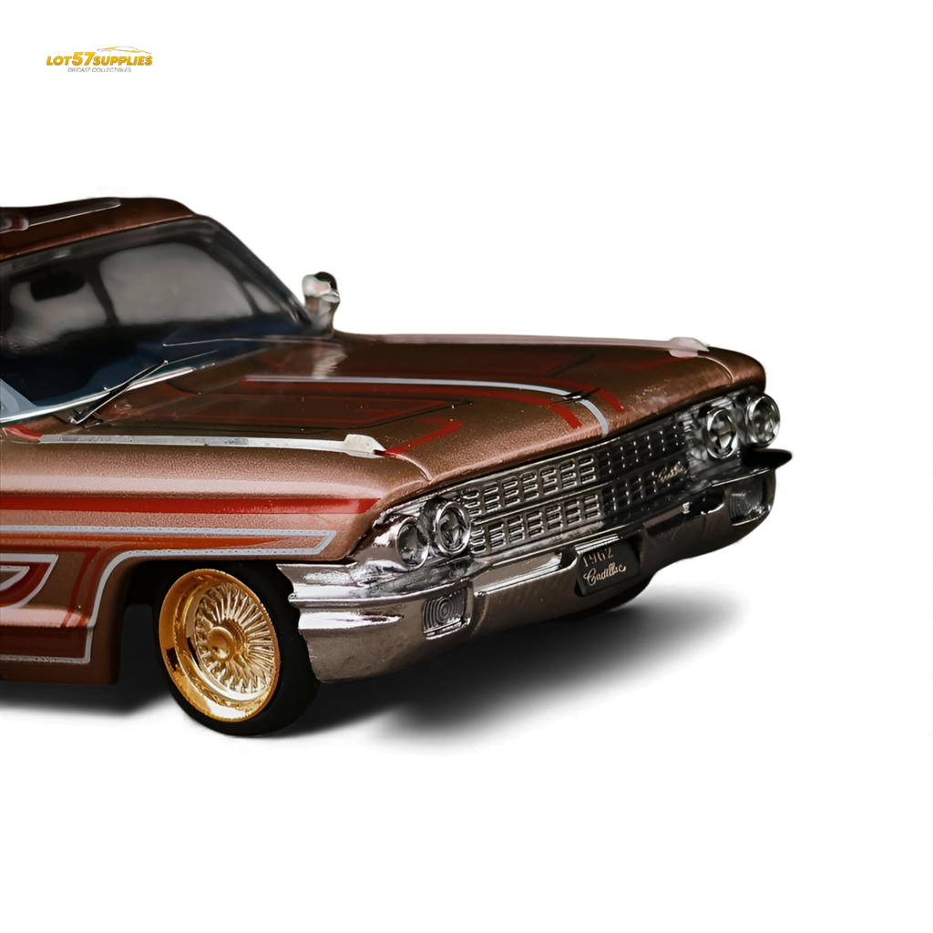 MK Miniatures Cadillac Diwei Metallic Red Copper 1:64