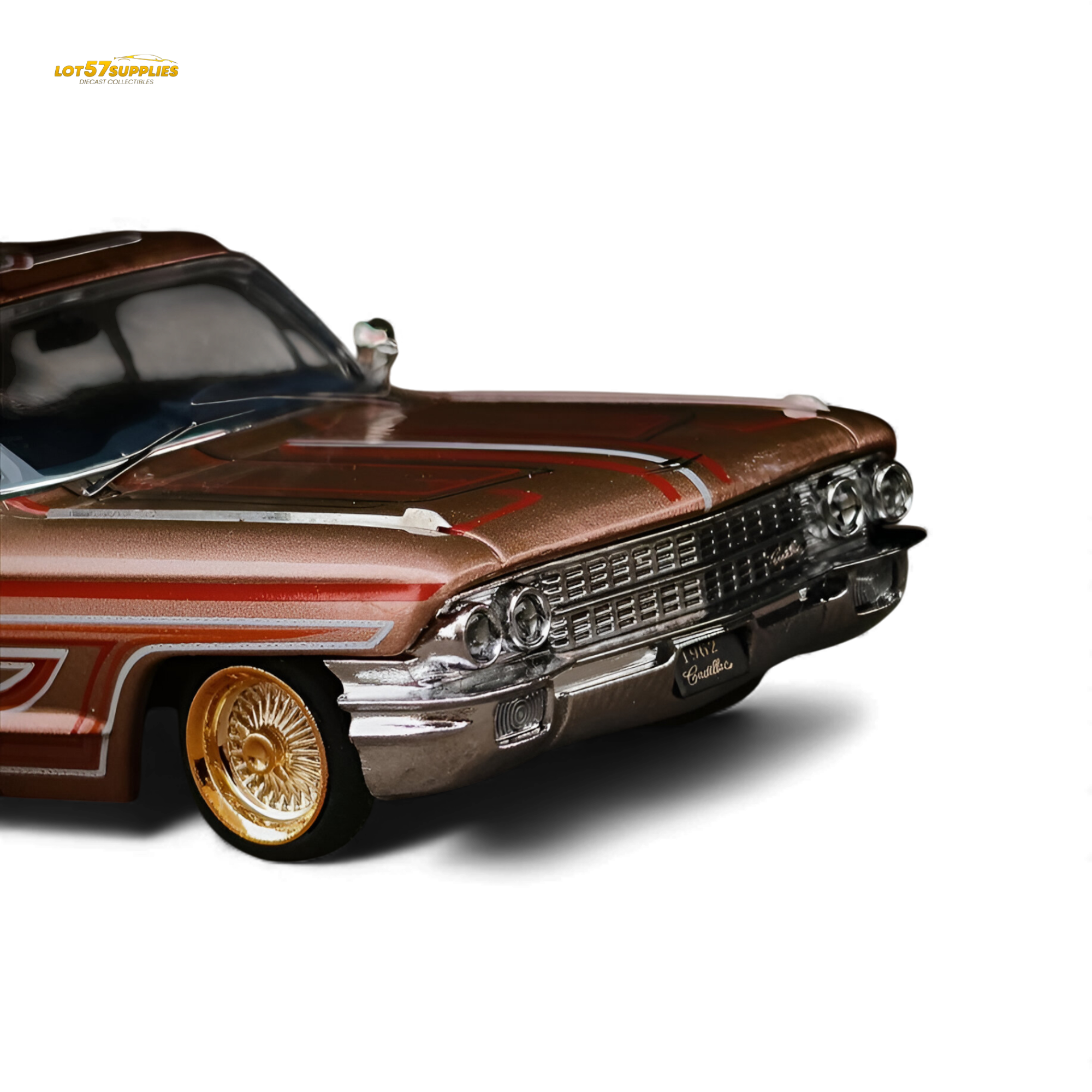 MK Miniatures Cadillac Diwei Metallic Red Copper 1:64