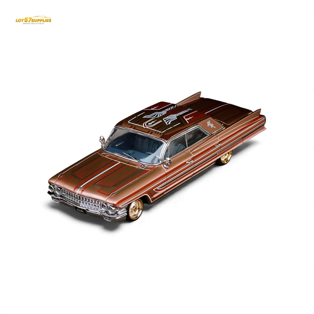 MK Miniatures Cadillac Diwei Metallic Red Copper 1:64