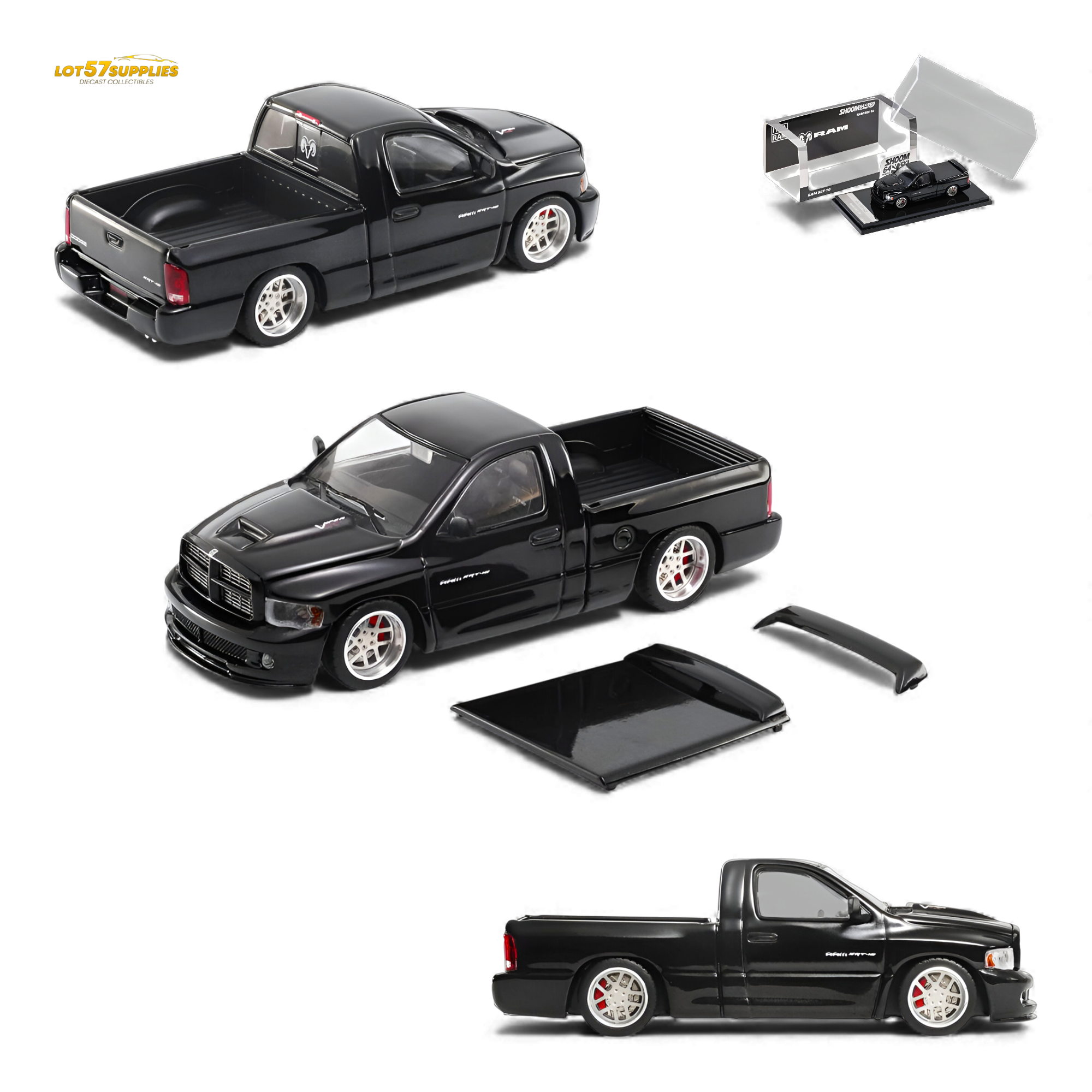 GCD Dodge RAM SRT-10 Black 1:64