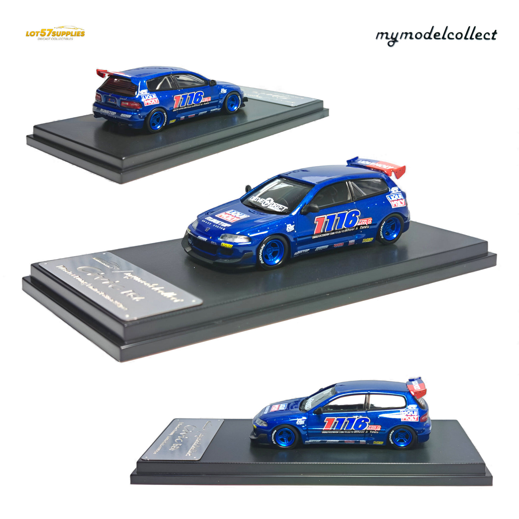 MC Honda Civic EG6 Thailand Special Custom 1:64