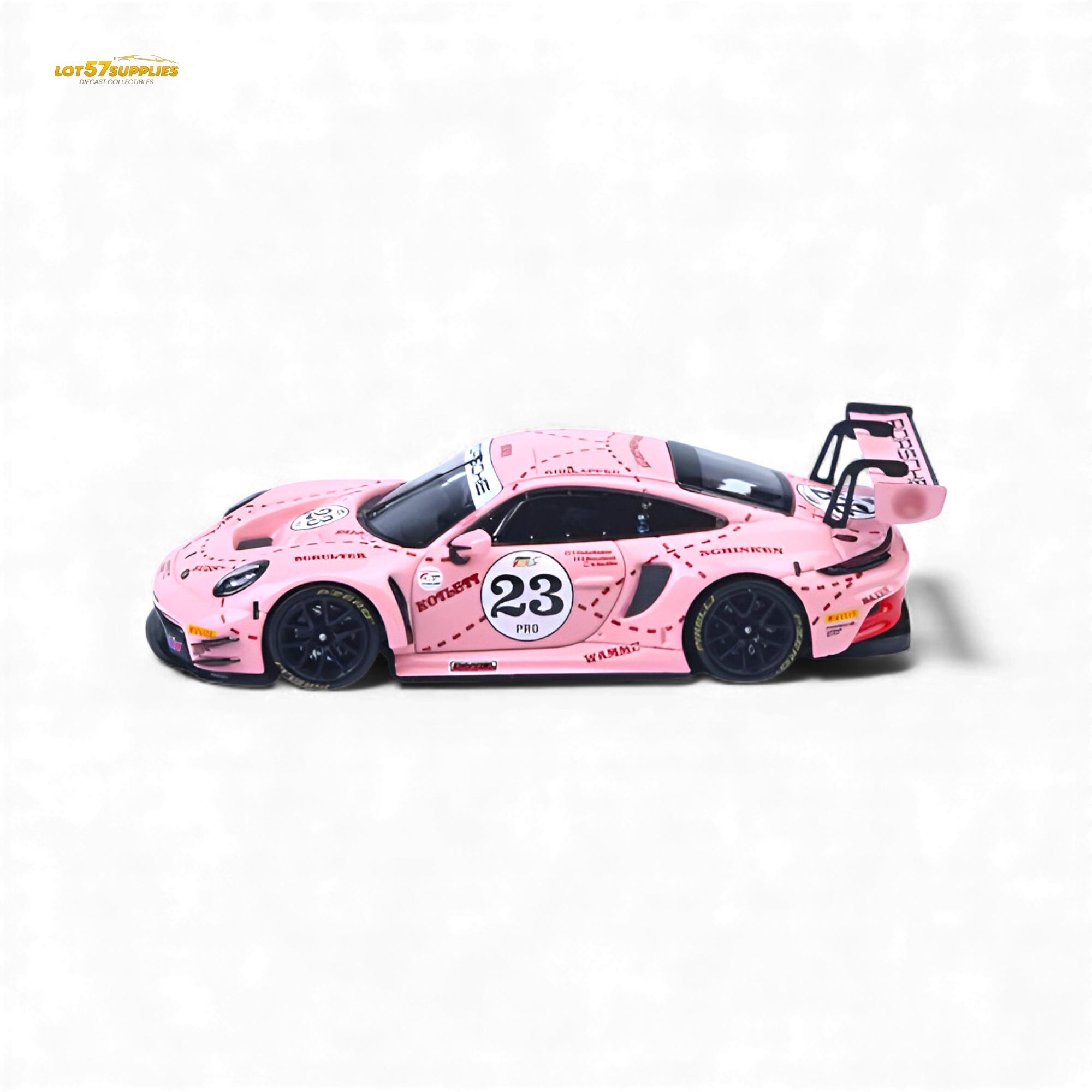 SR Porsche 911 GT3 R Pink Pig Livery 1:64