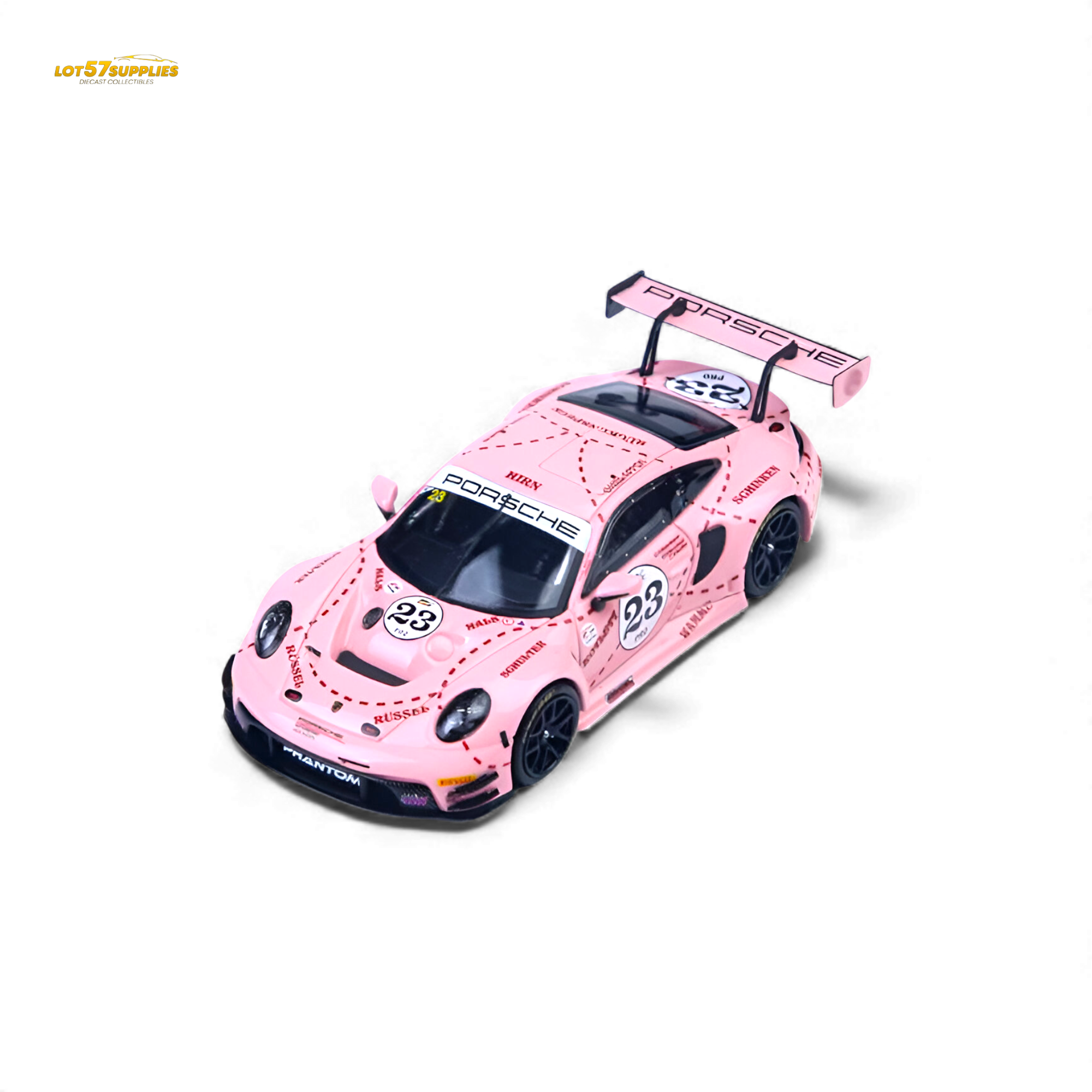 SR Porsche 911 GT3 R Pink Pig Livery 1:64