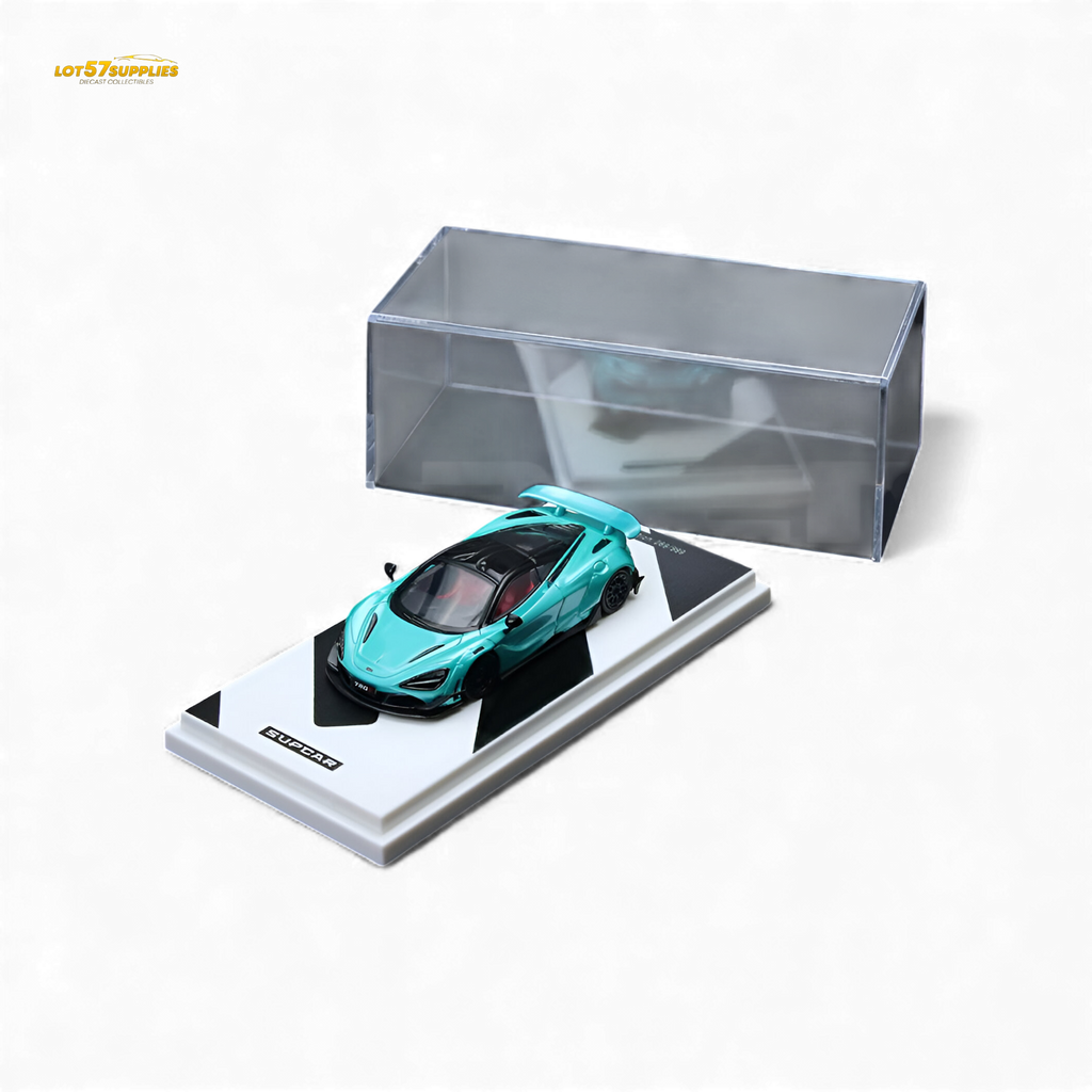 SC McLaren 720S Cyan Blue 1:64