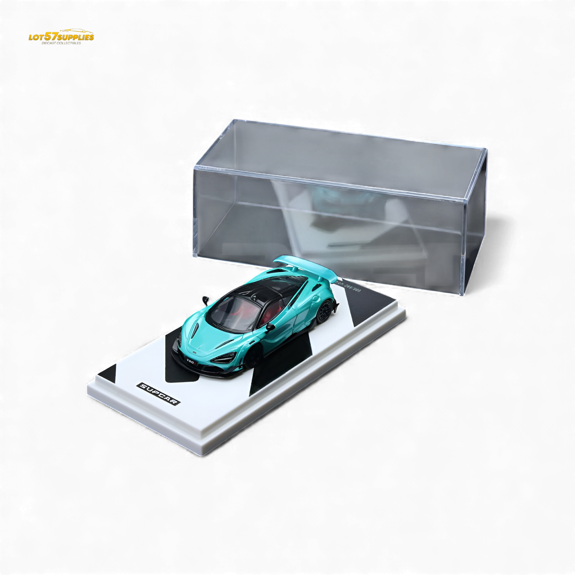 SC McLaren 720S Cyan Blue 1:64