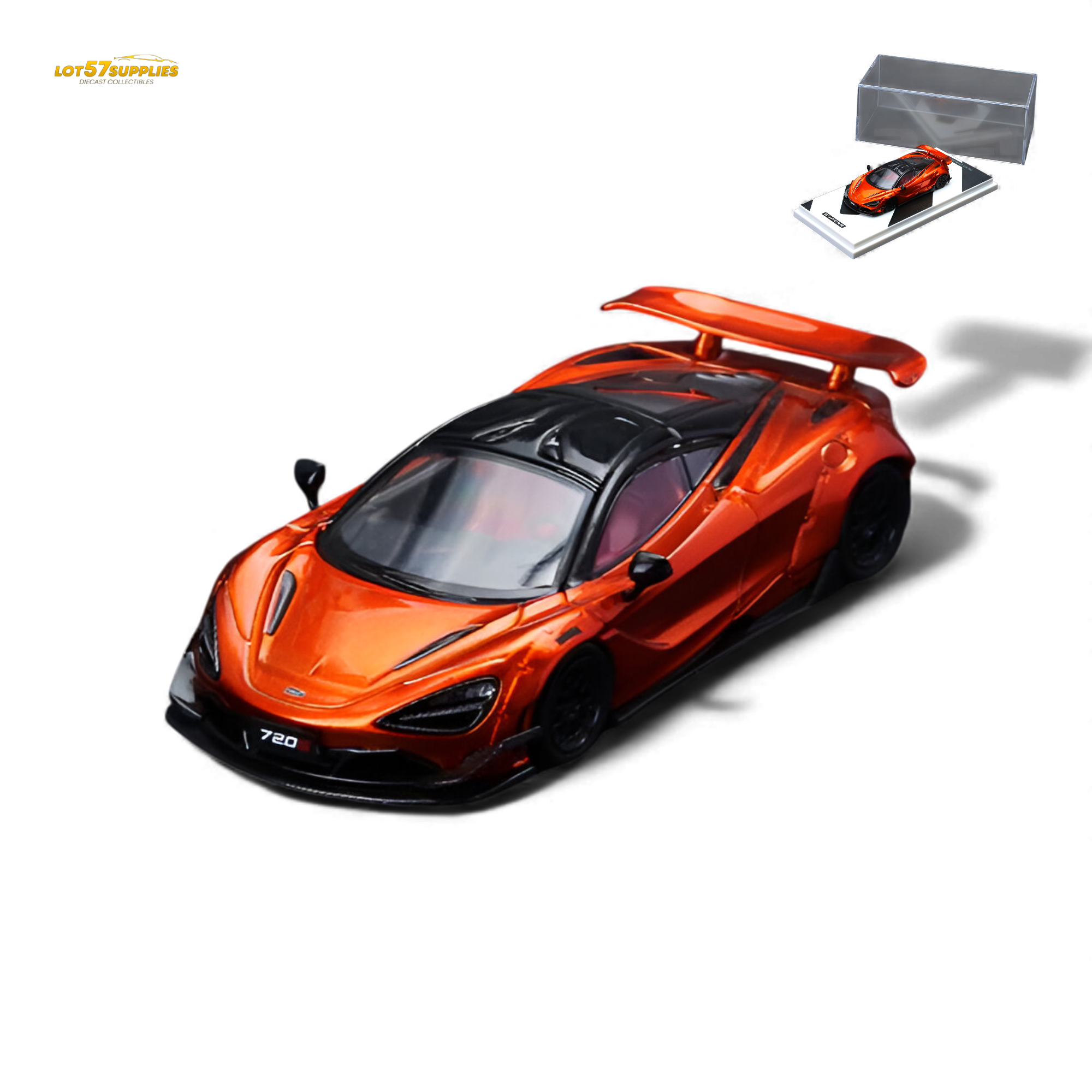 SC McLaren 720S Bright Orange 1:64