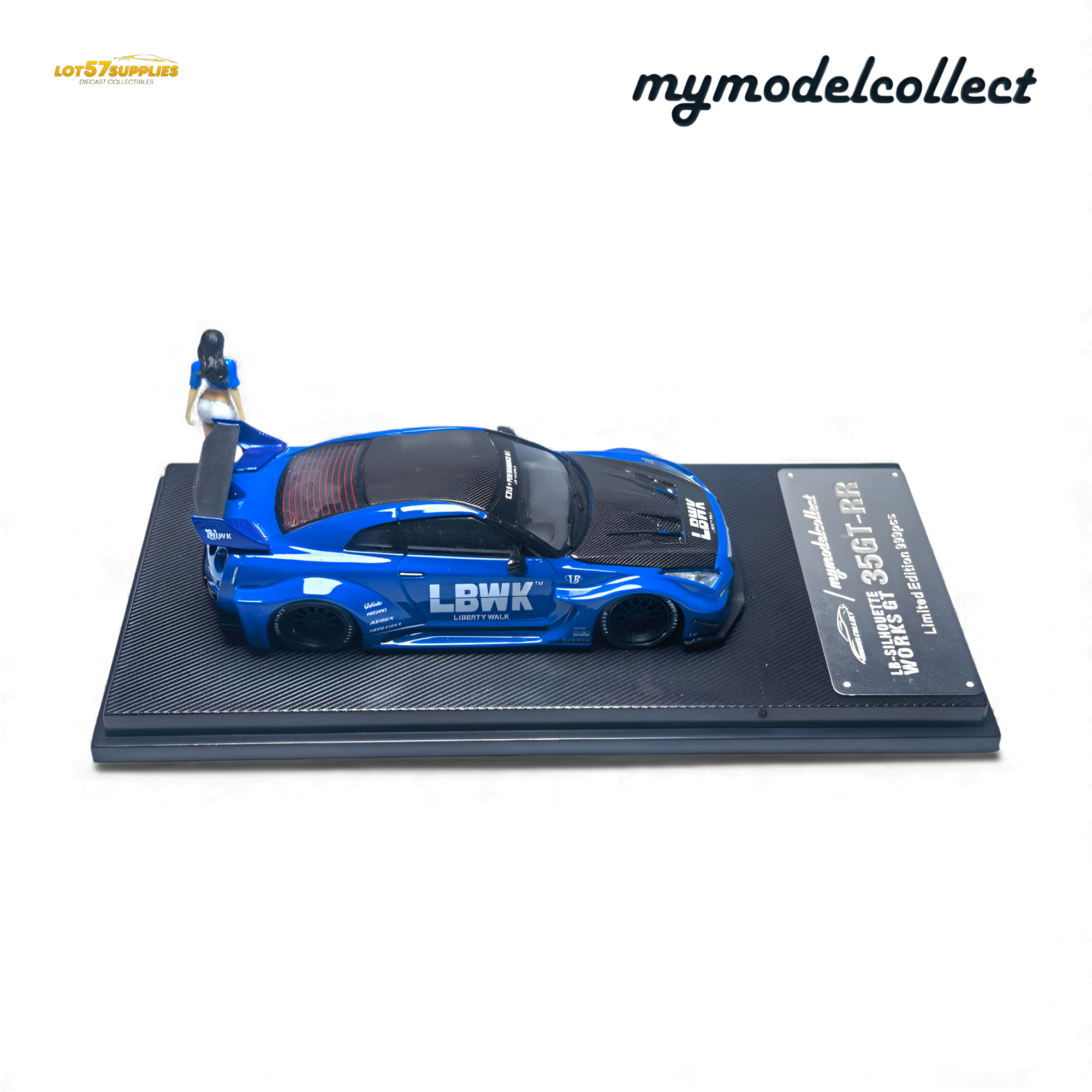 (Pre-Order) MC Nissan R35 GT-R LB Works Blue 1:64