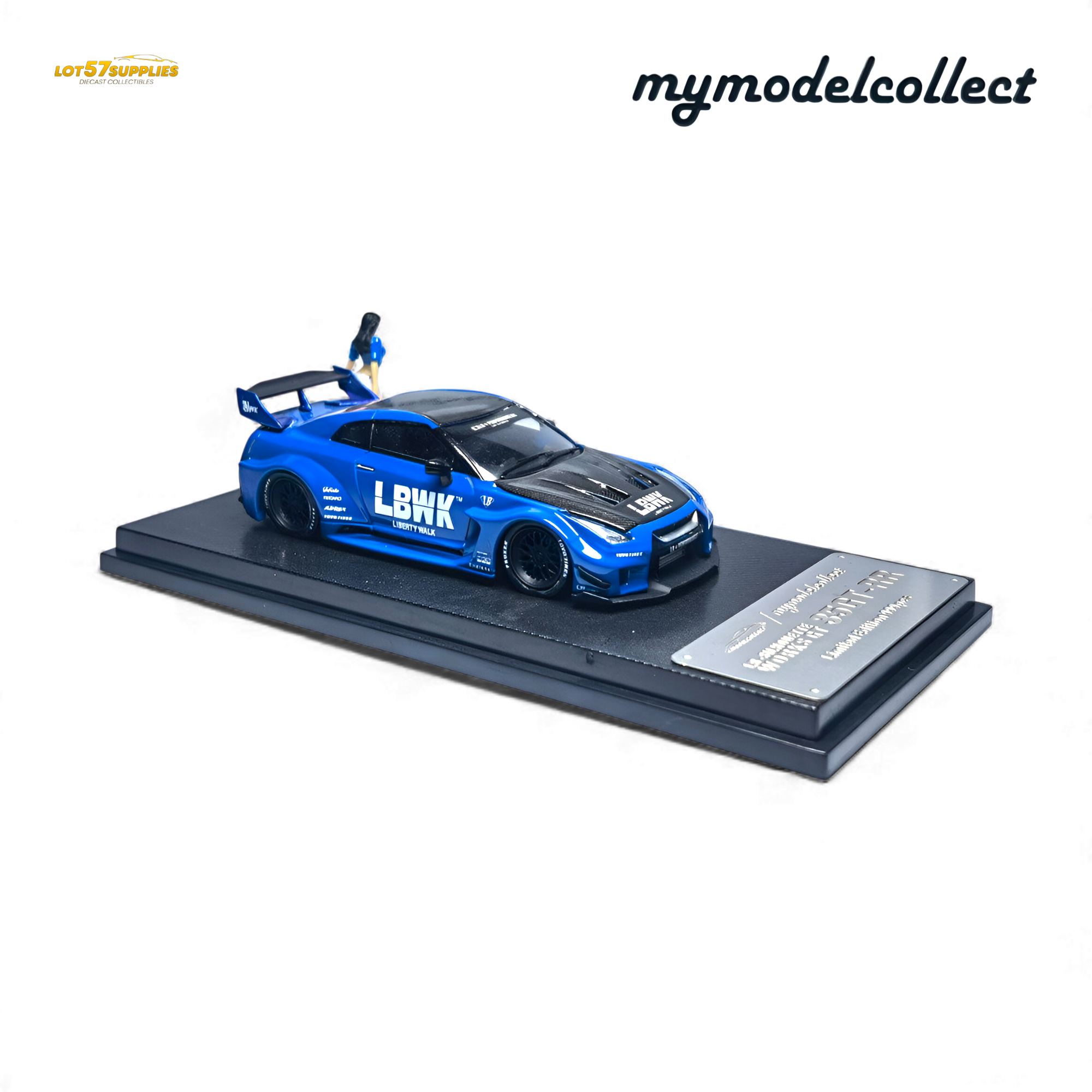 (Pre-Order) MC Nissan R35 GT-R LB Works Blue 1:64