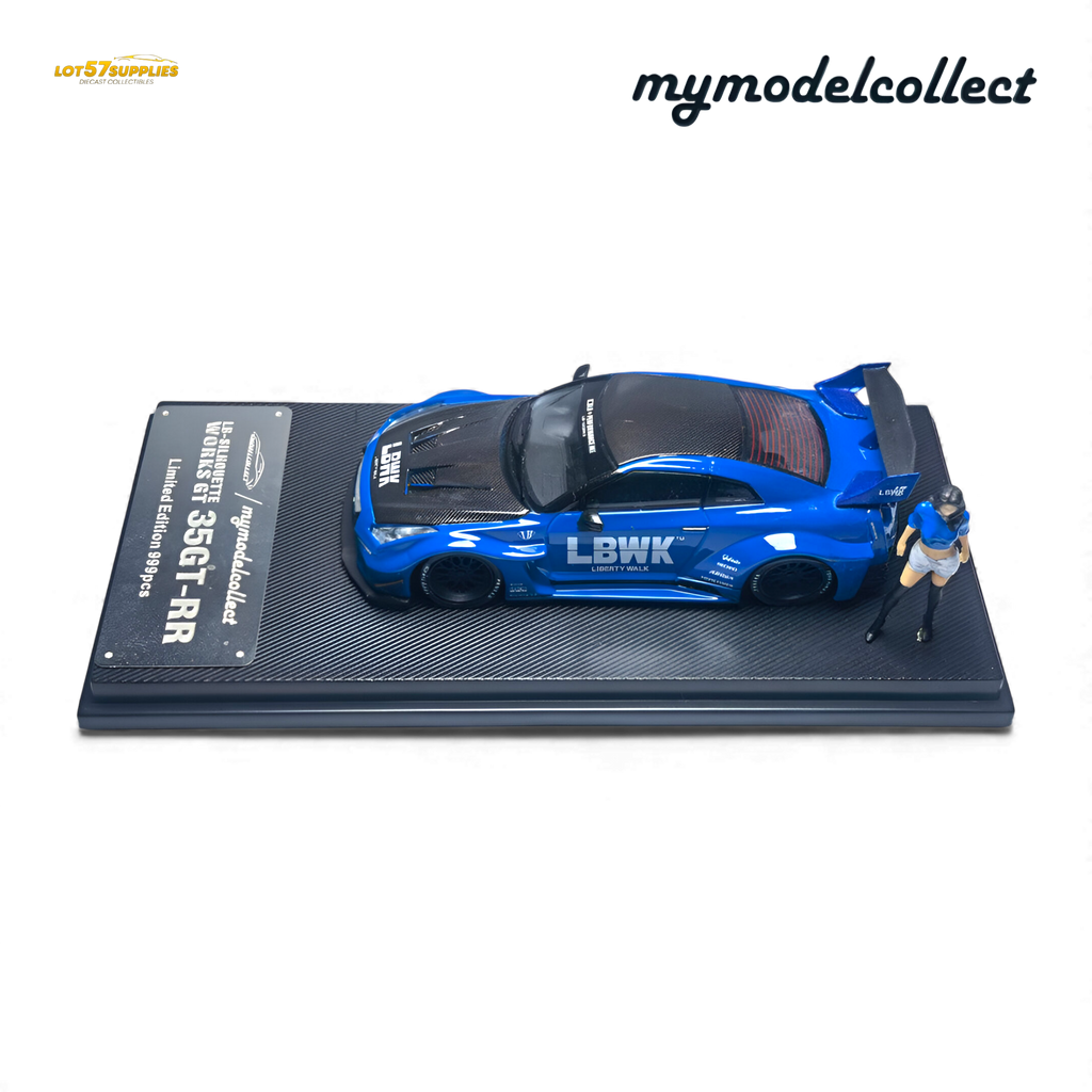 (Pre-Order) MC Nissan R35 GT-R LB Works Blue 1:64