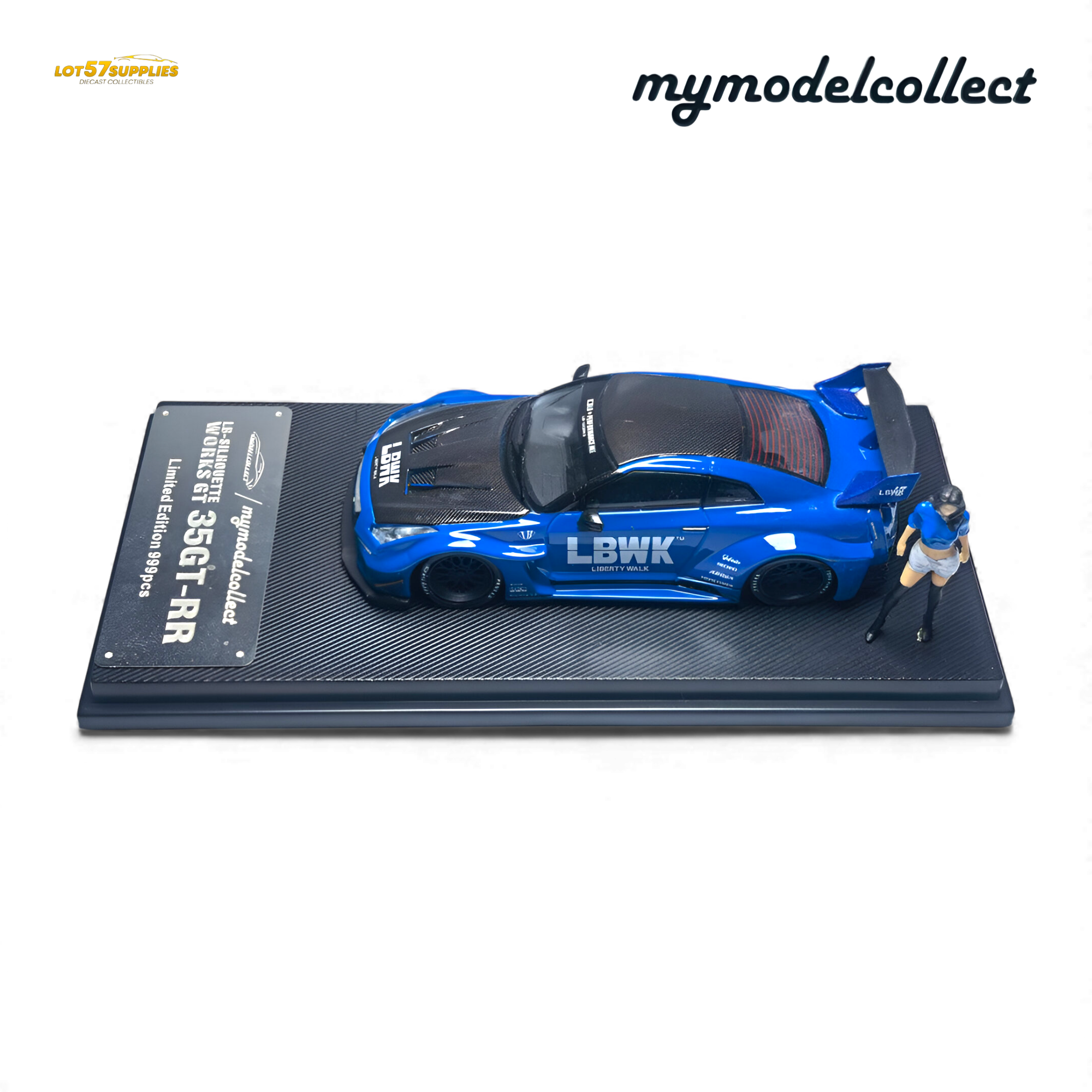 (Pre-Order) MC Nissan R35 GT-R LB Works Blue 1:64