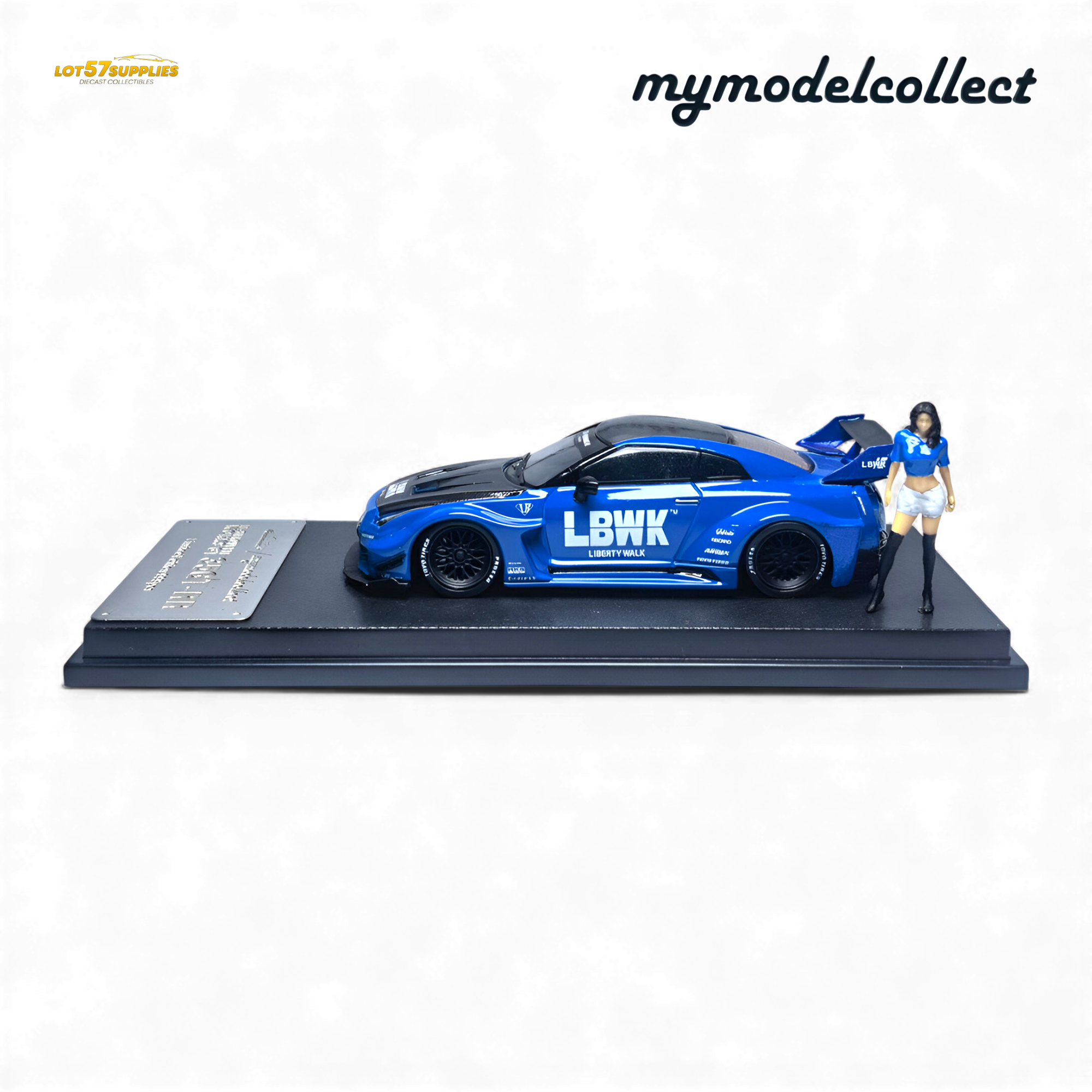 (Pre-Order) MC Nissan R35 GT-R LB Works Blue 1:64