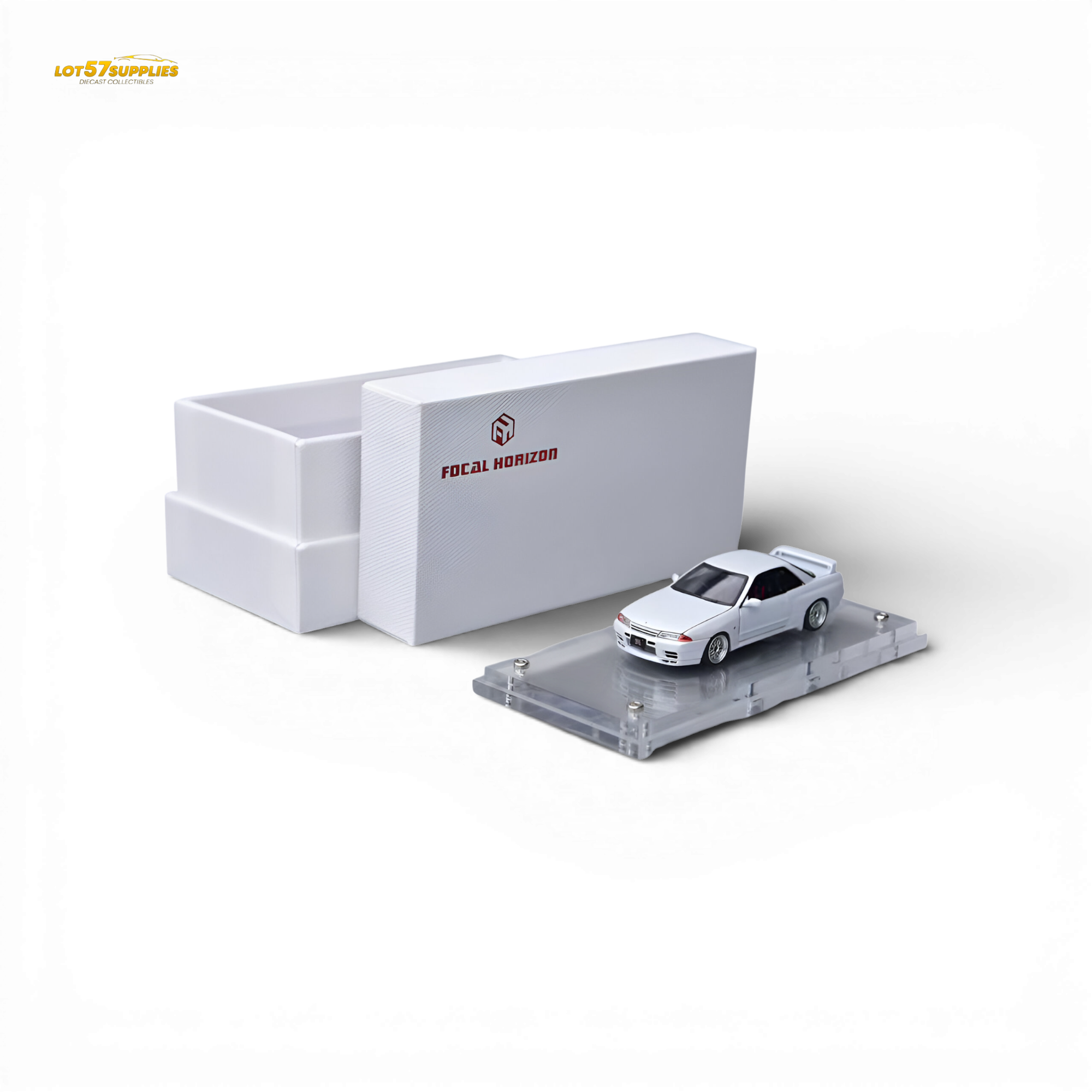 Focal Horizon Nissan Skyline GT-R R32 Nismo S-Tune White 1:64