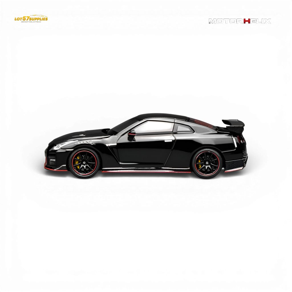 MOTORHELIX Nissan GT-R NISMO R35 2022 - Meteor Black 1:64