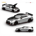 Motorhelix Nissan GT-R NISMO (R35) Special Edition 2022 - Ultimate Metal Silver 1:64