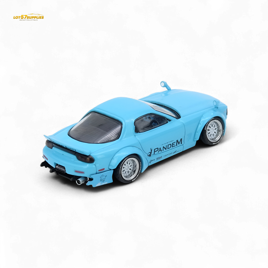 INNO64 Mazda RX7 FD3S Pandem Tiff Blue 1:64